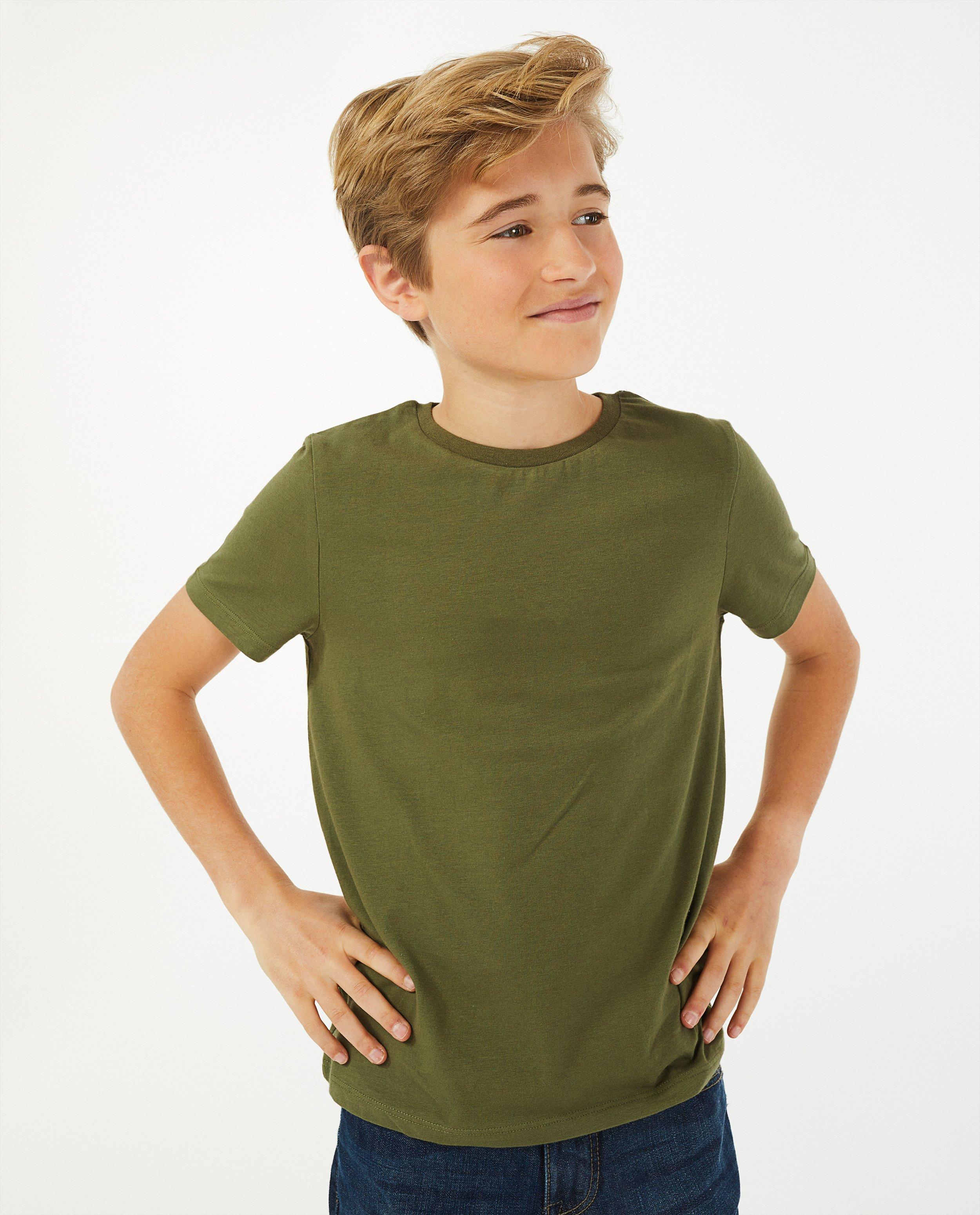 Fuchsia T-shirt, kinderen - Product Detail - khaki - afbeelding nummer 2