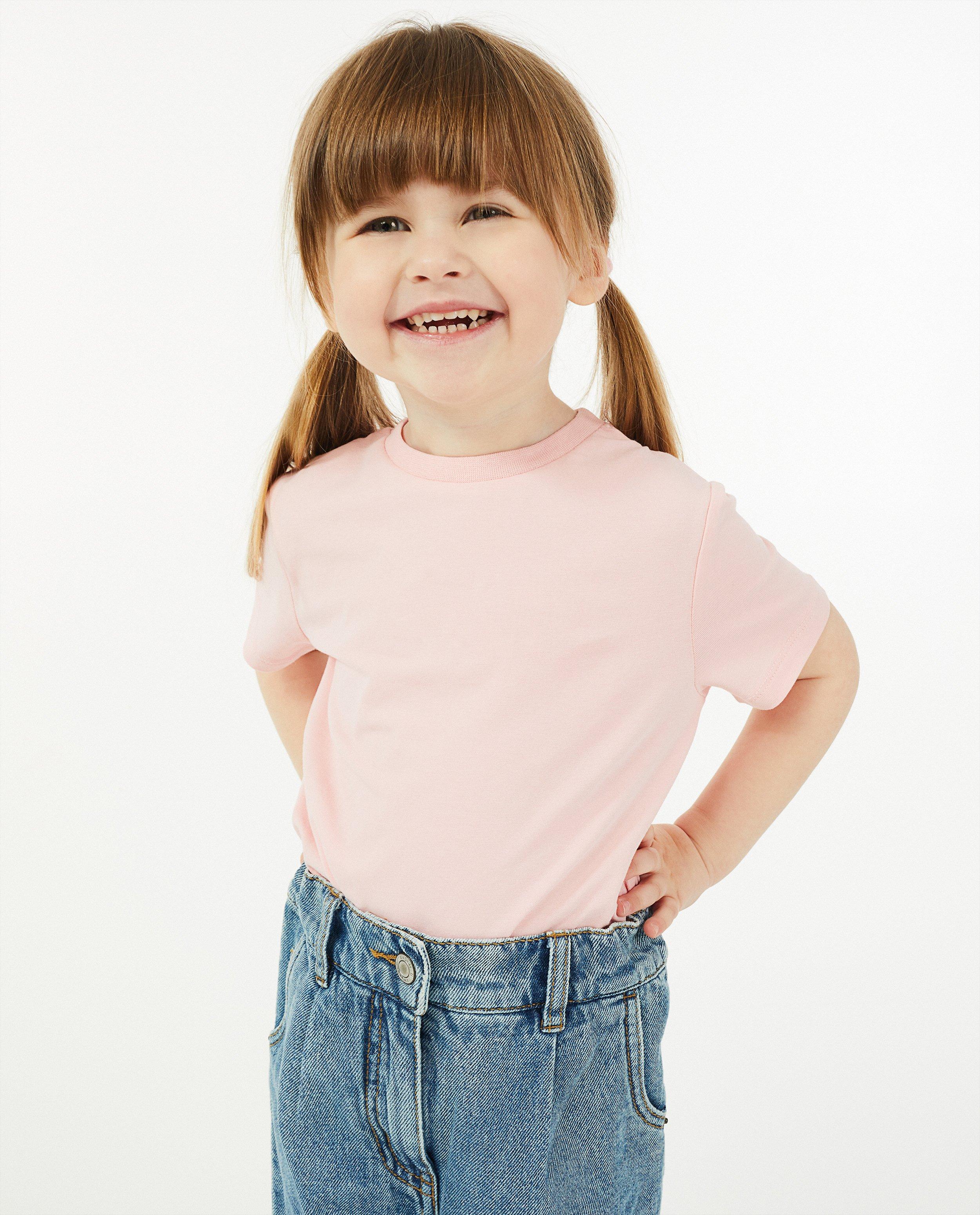 T-shirts - T-shirt rose clair, enfants