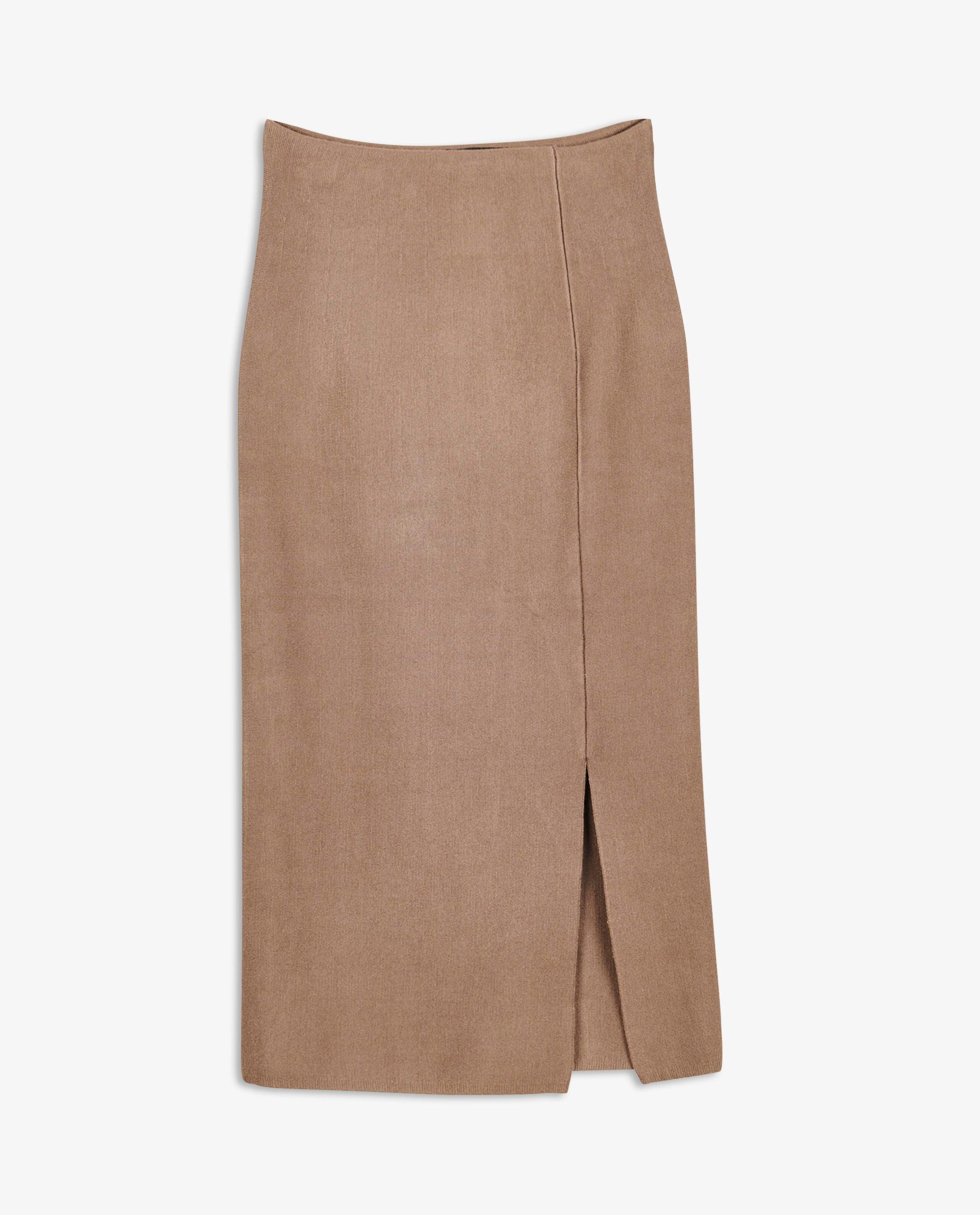 Rokken - Aansluitende rok in taupe