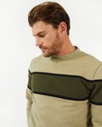 Sweaters - Groene sweater met strepen