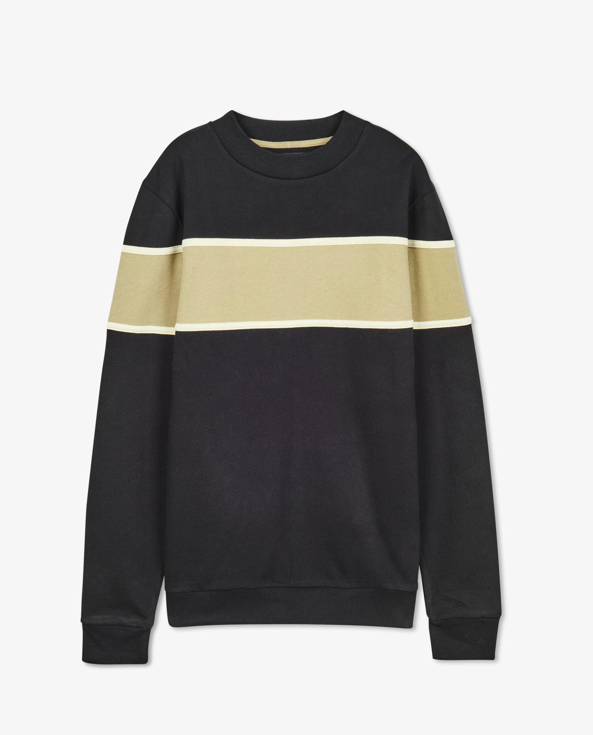 Sweaters - Groene sweater met strepen