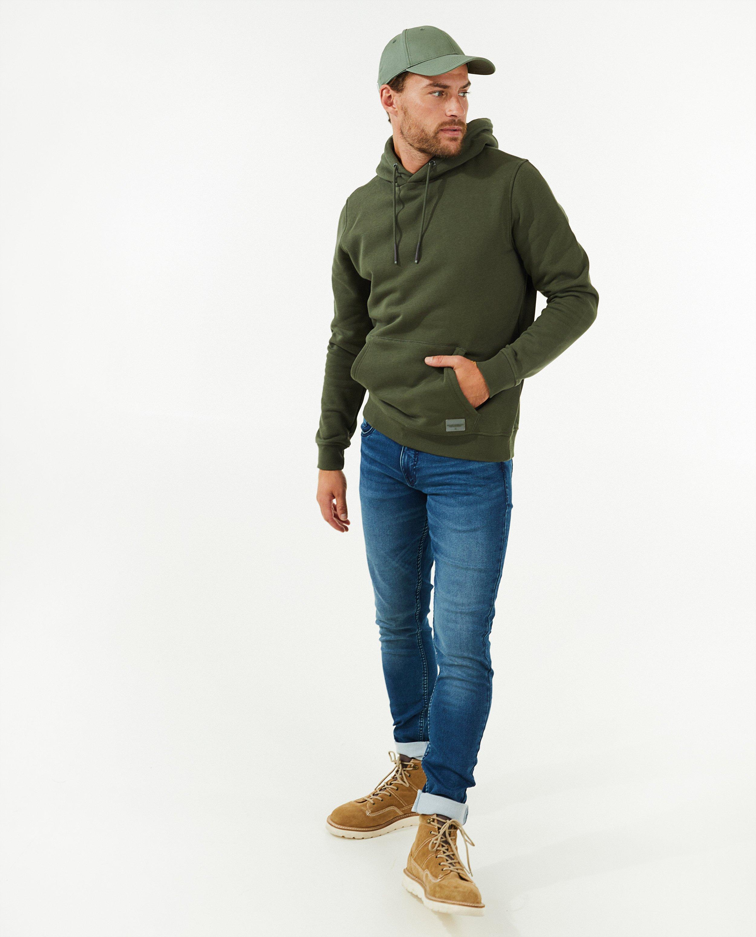 Donkergroene hoodie - null - Quarterback