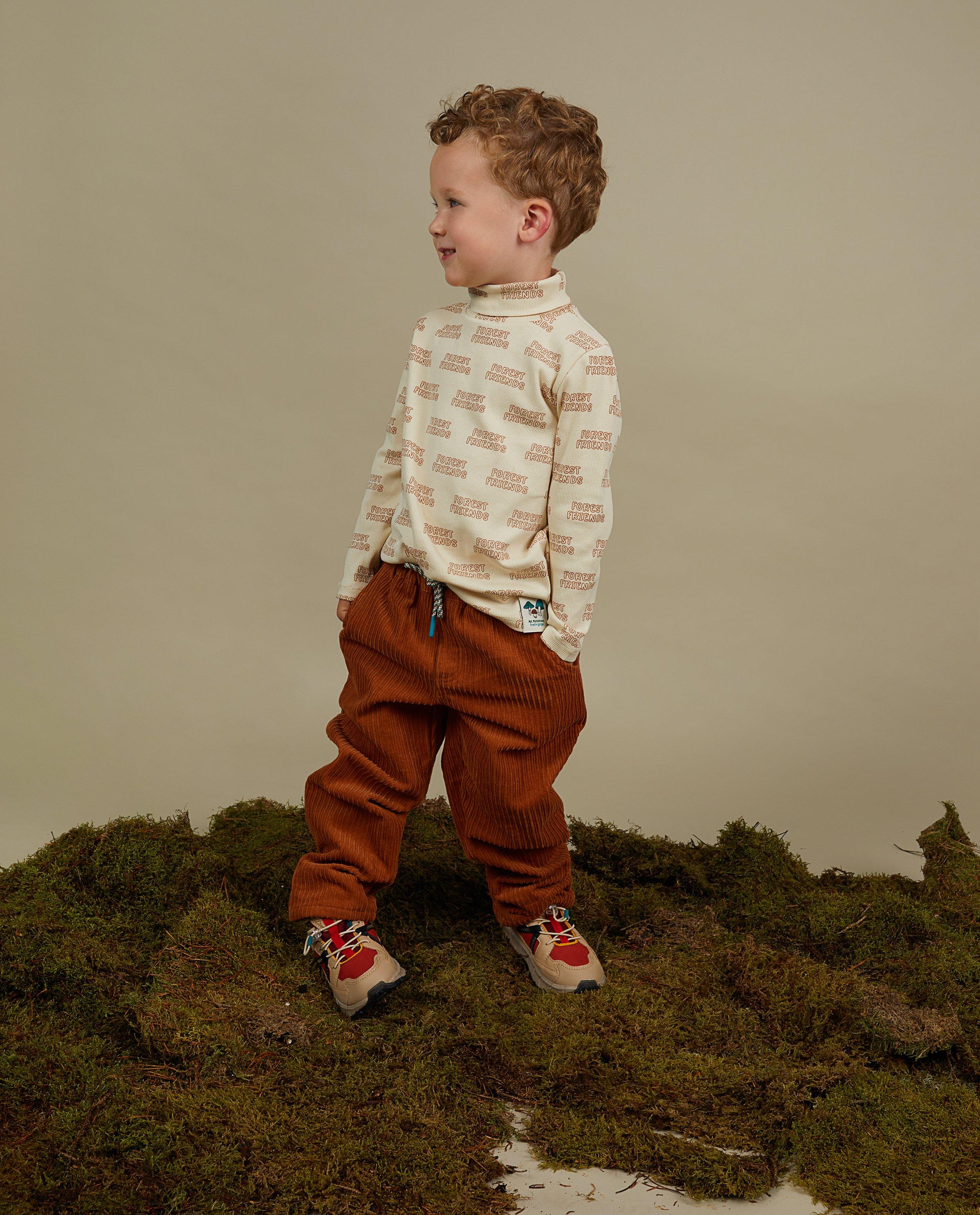 T-shirts - Geribde souspull met print