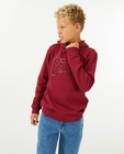 Sweaters - Hoodie met reliëfprint