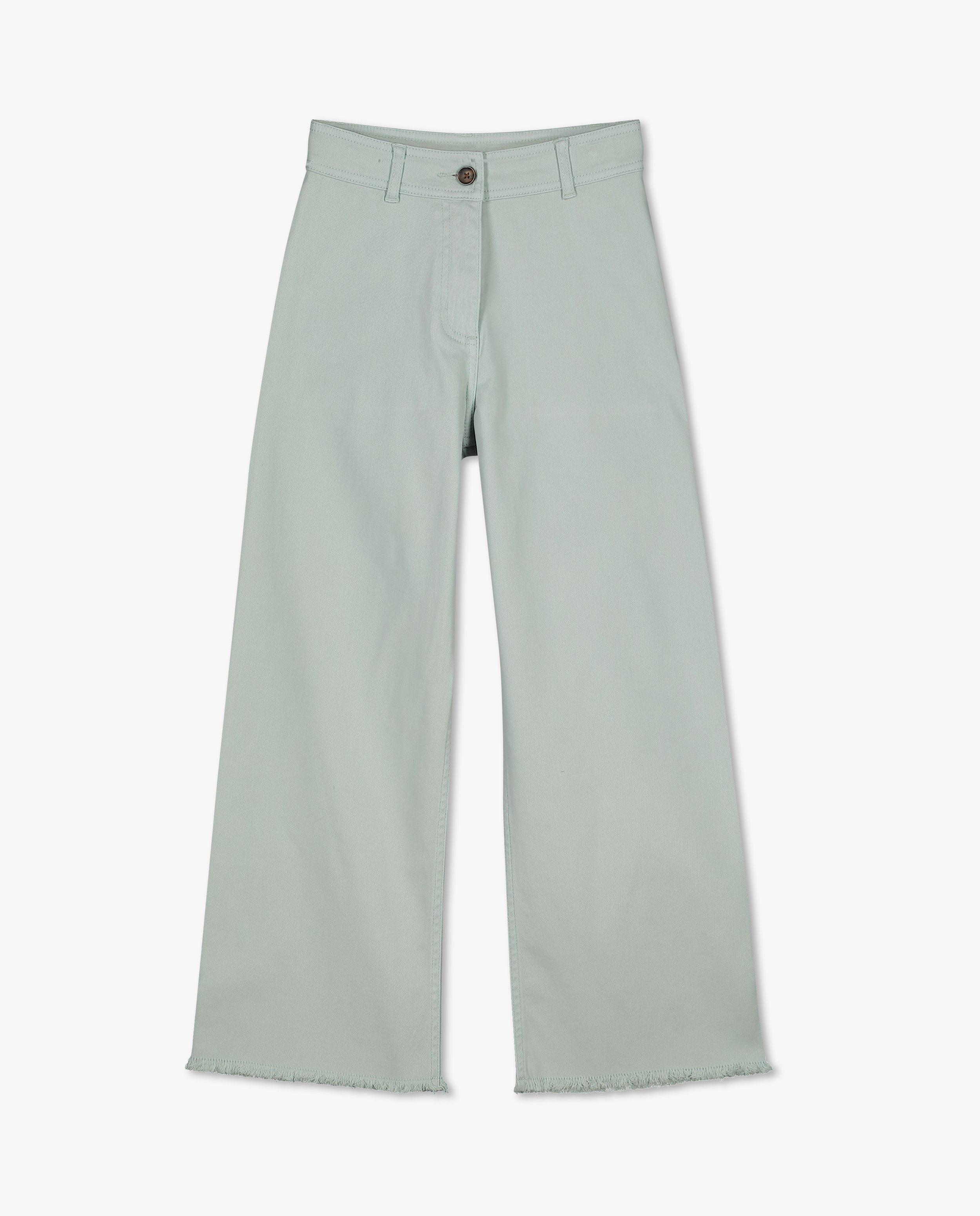 Jeans - Pastelkleurige jeans, culotte fit