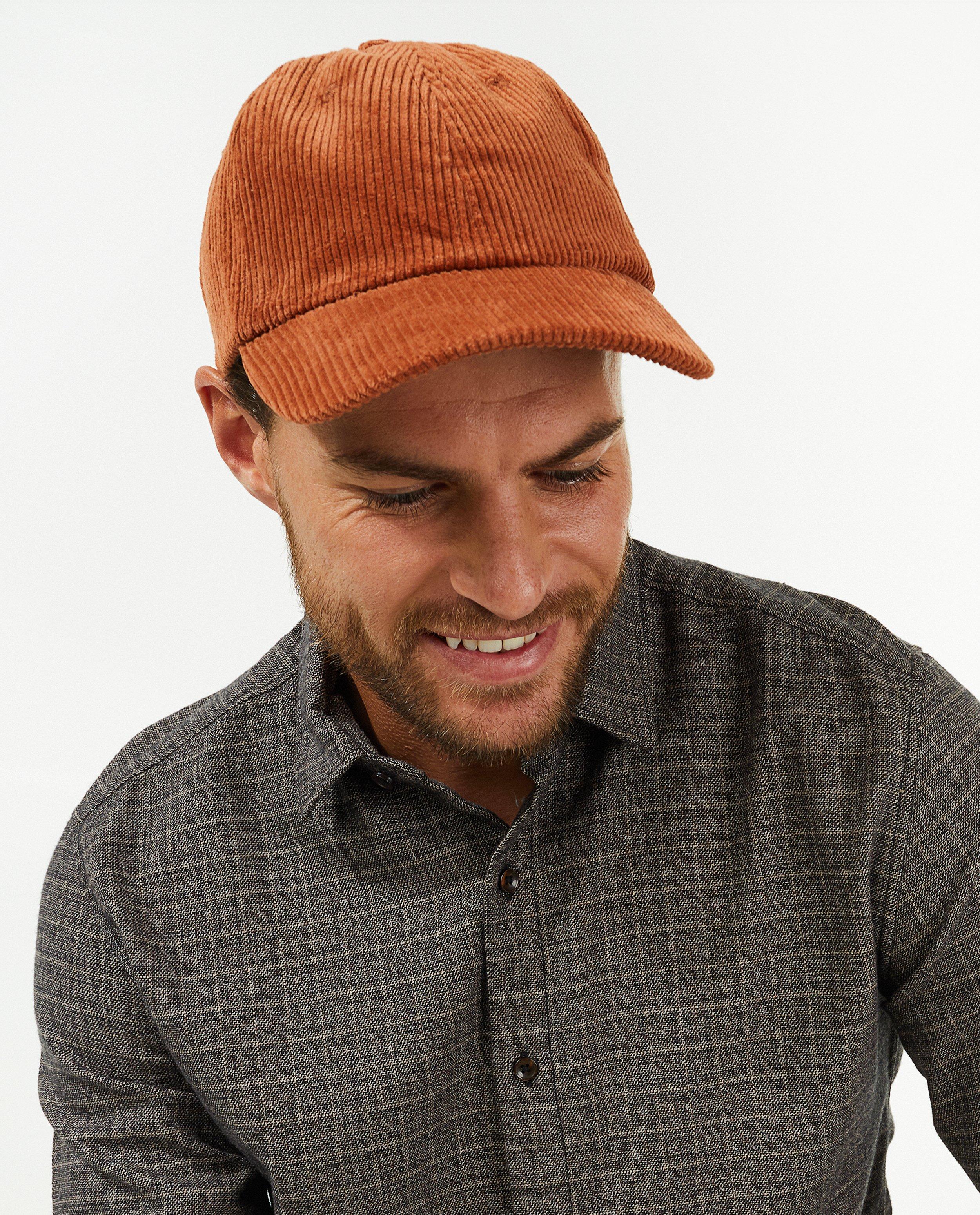 Oranjebruine pet van ribfluweel - null - Hampton Bays