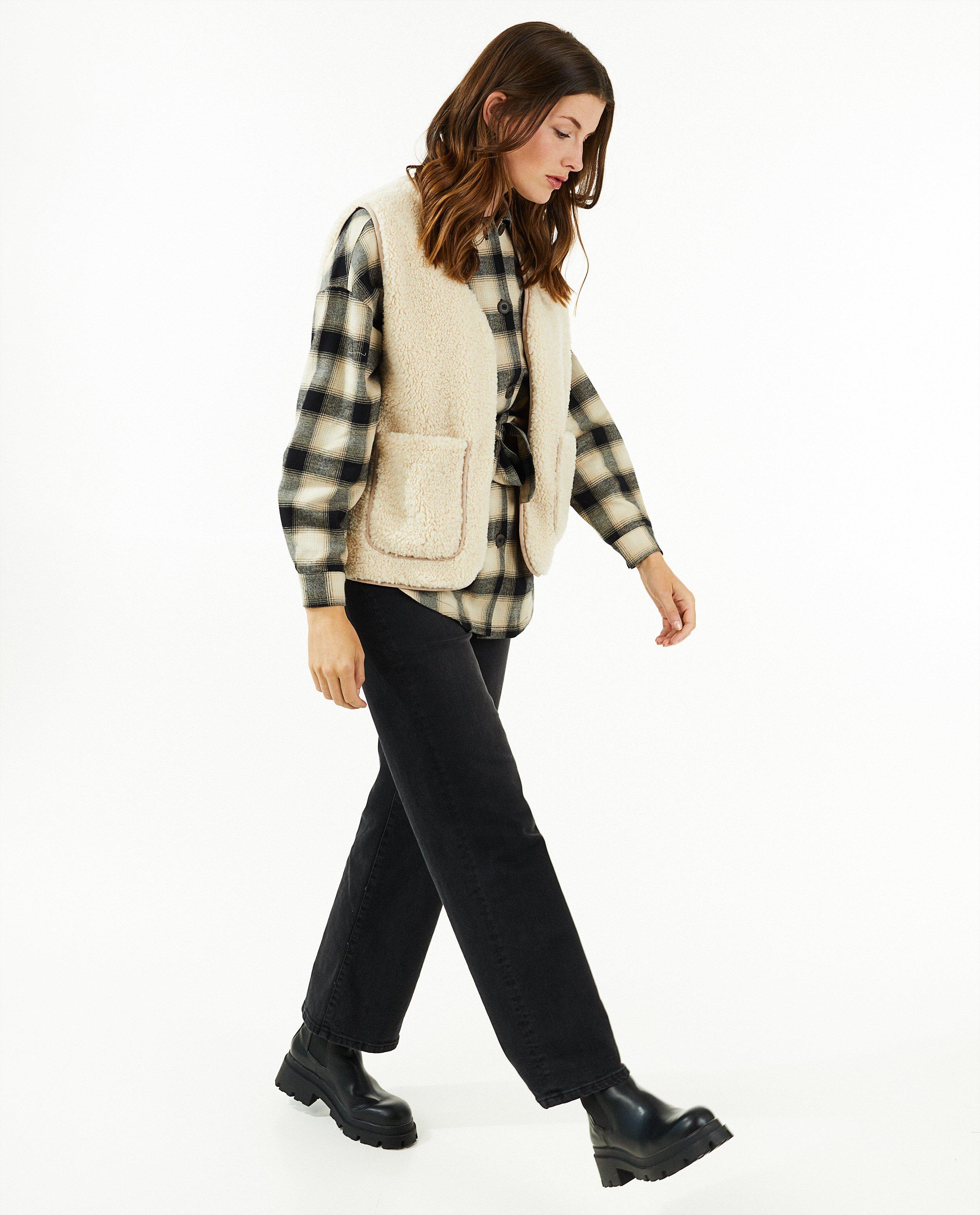 Witte gilet van teddy - null - Familystories