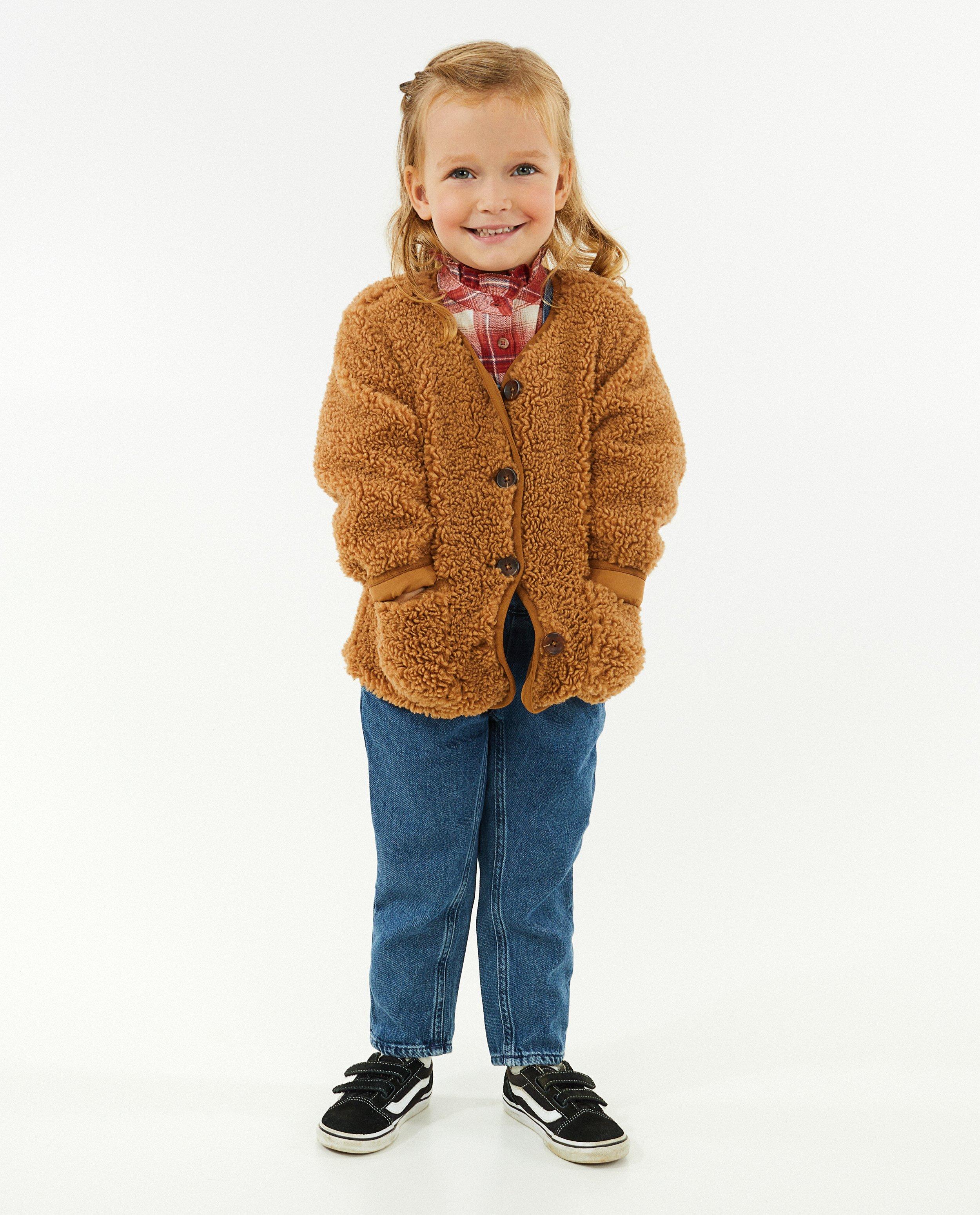 Bruin vestje van teddy, 2-7 jaar - null - Familystories