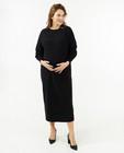 Zwarte jurk van fijne brei - null - Atelier Maman