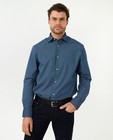 Hemden - Donkerblauw hemd met print