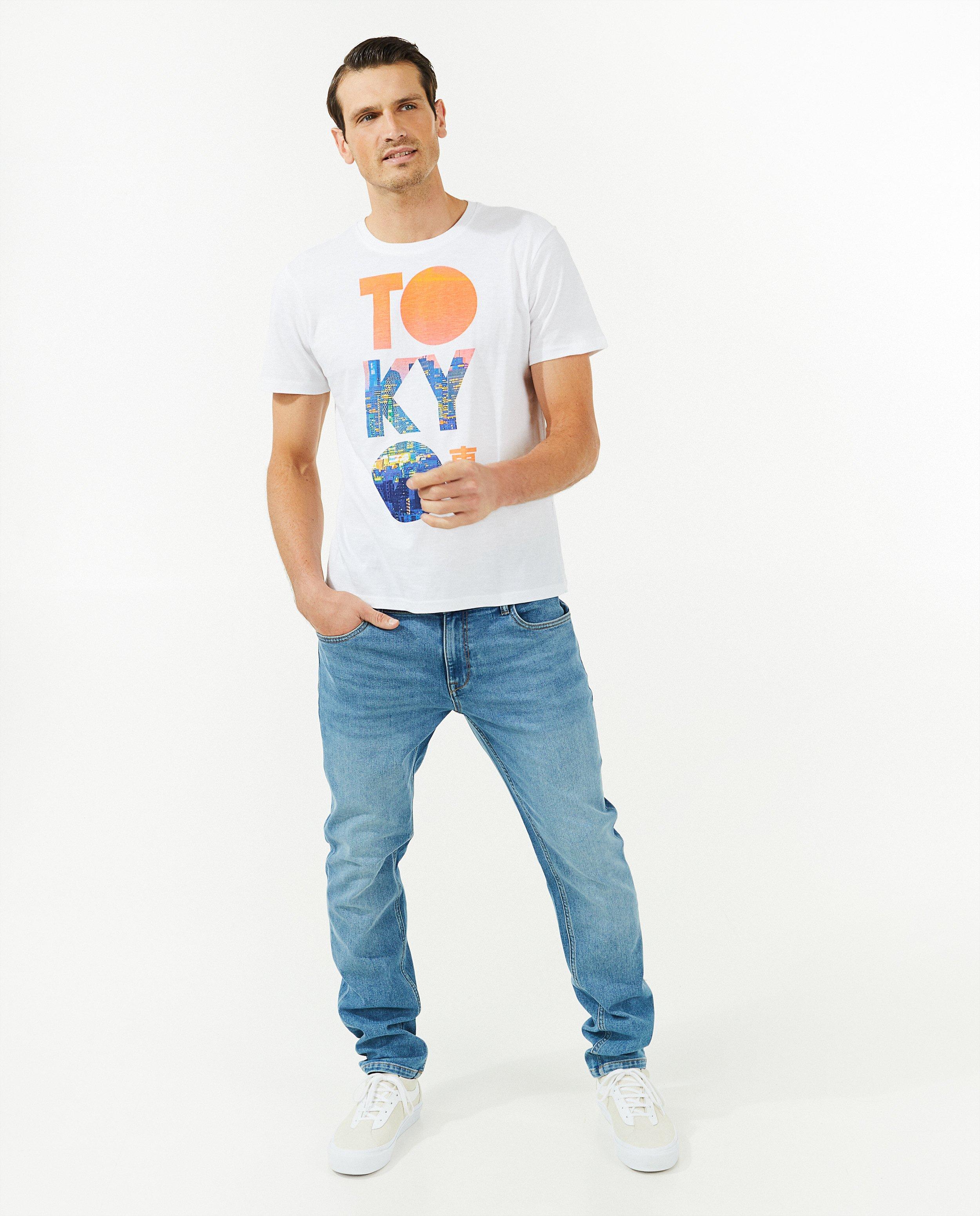 T-shirts - Wit T-shirt met print