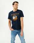 T-shirts - Donkerblauw T-shirt met print