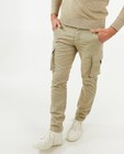 Pantalons - Pantalon cargo beige