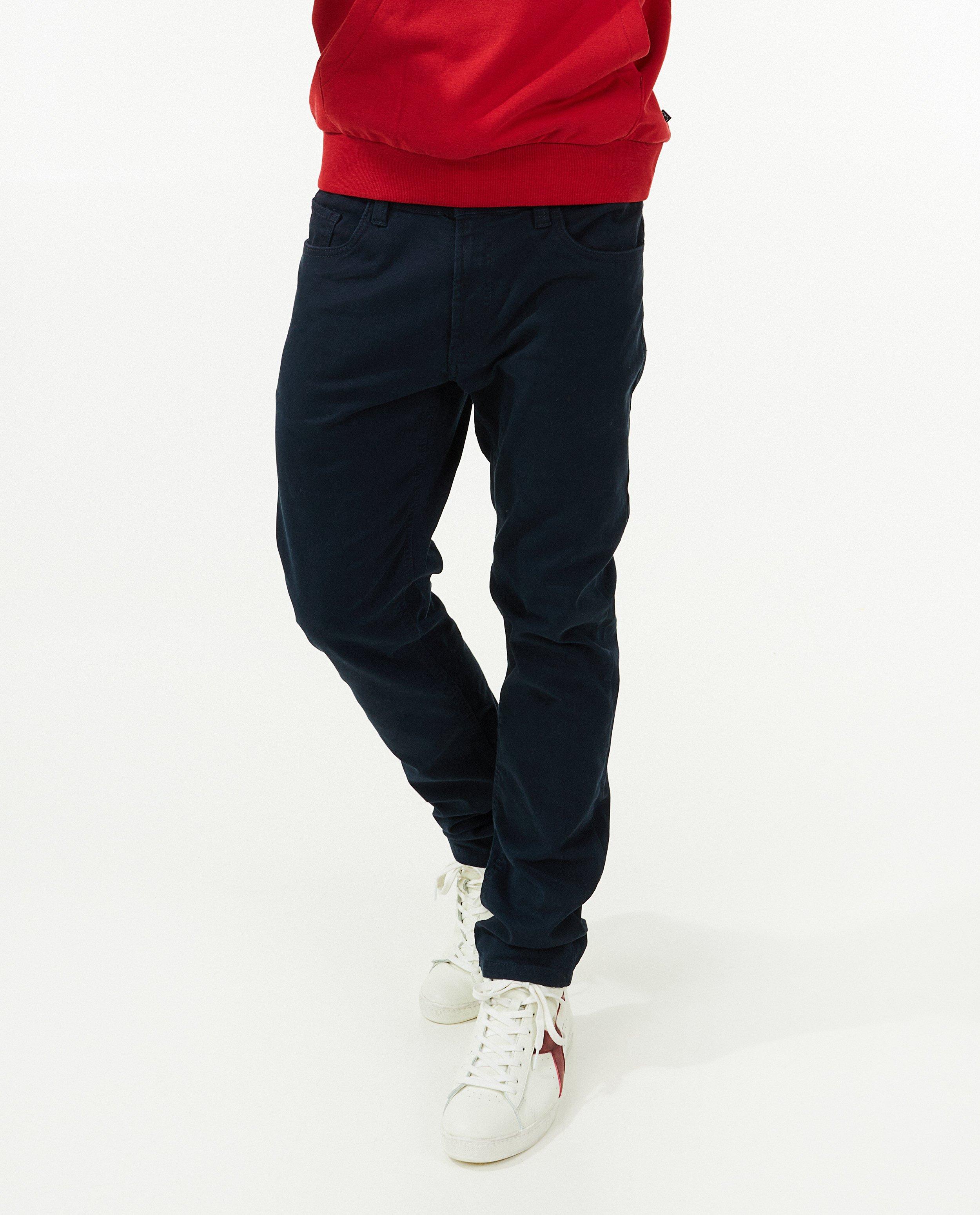 Pantalons - Pantalon bleu, slim fit