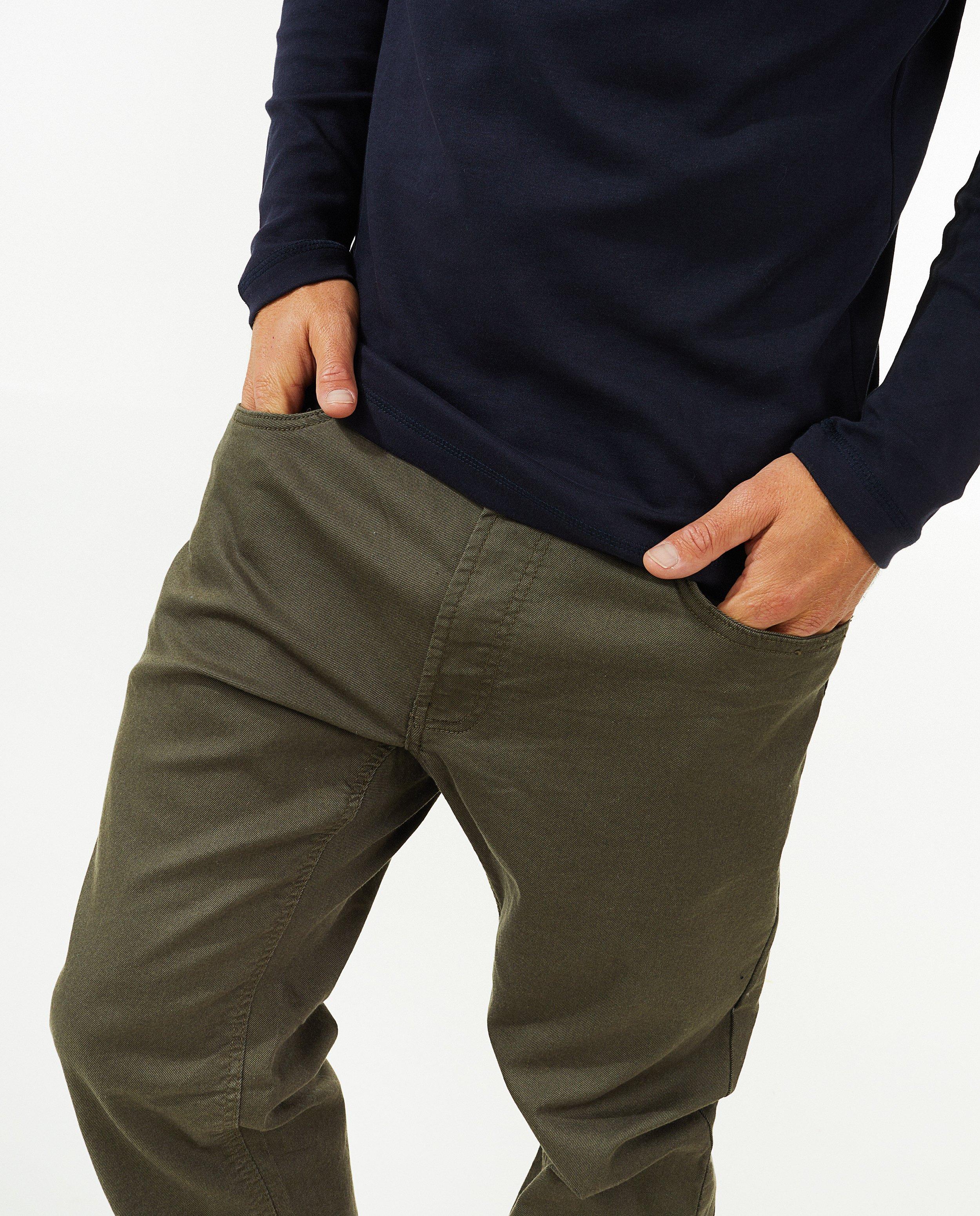 Pantalons - Pantalon brun foncé, regular fit