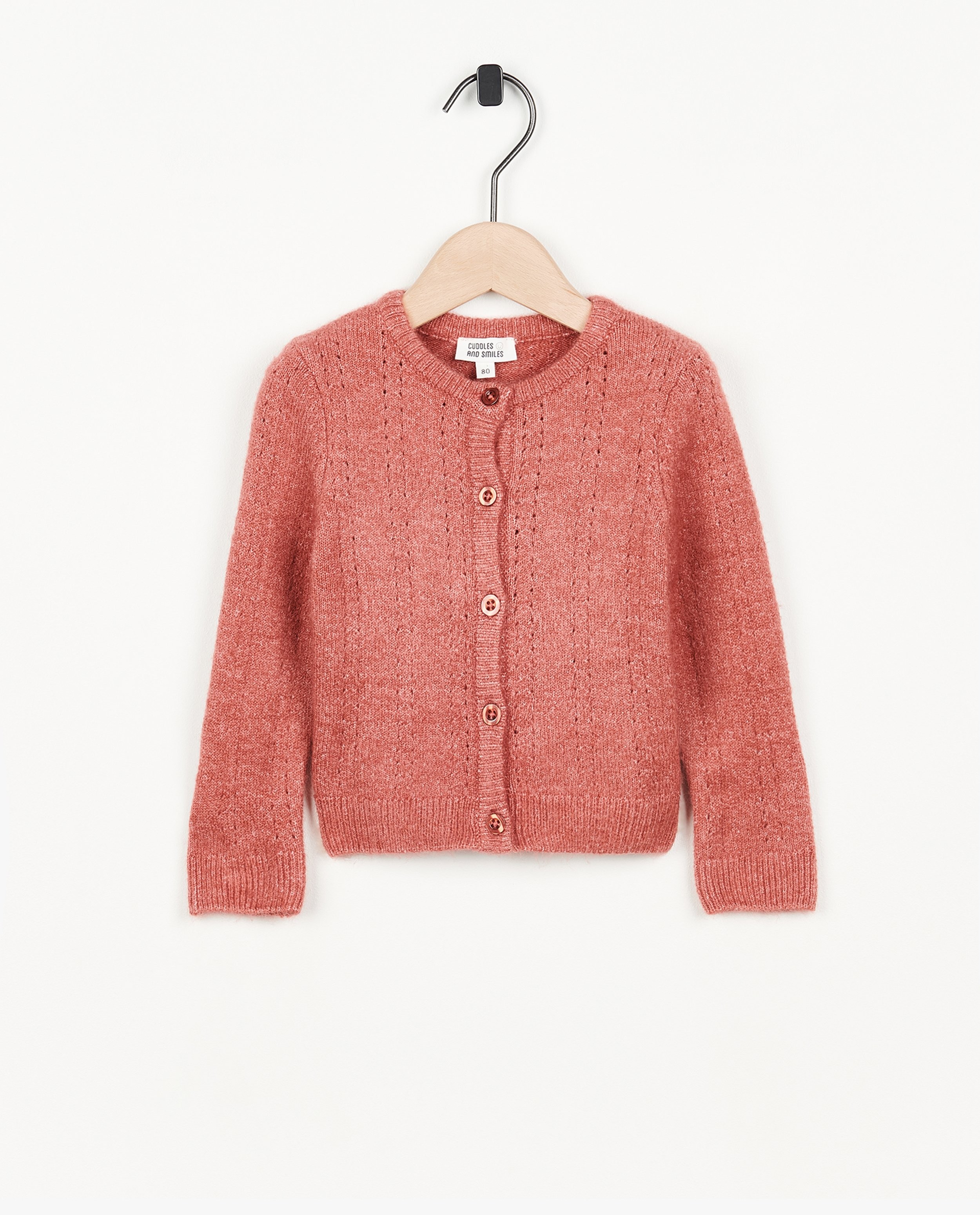 Roze cardigan - null - Cuddles and Smiles