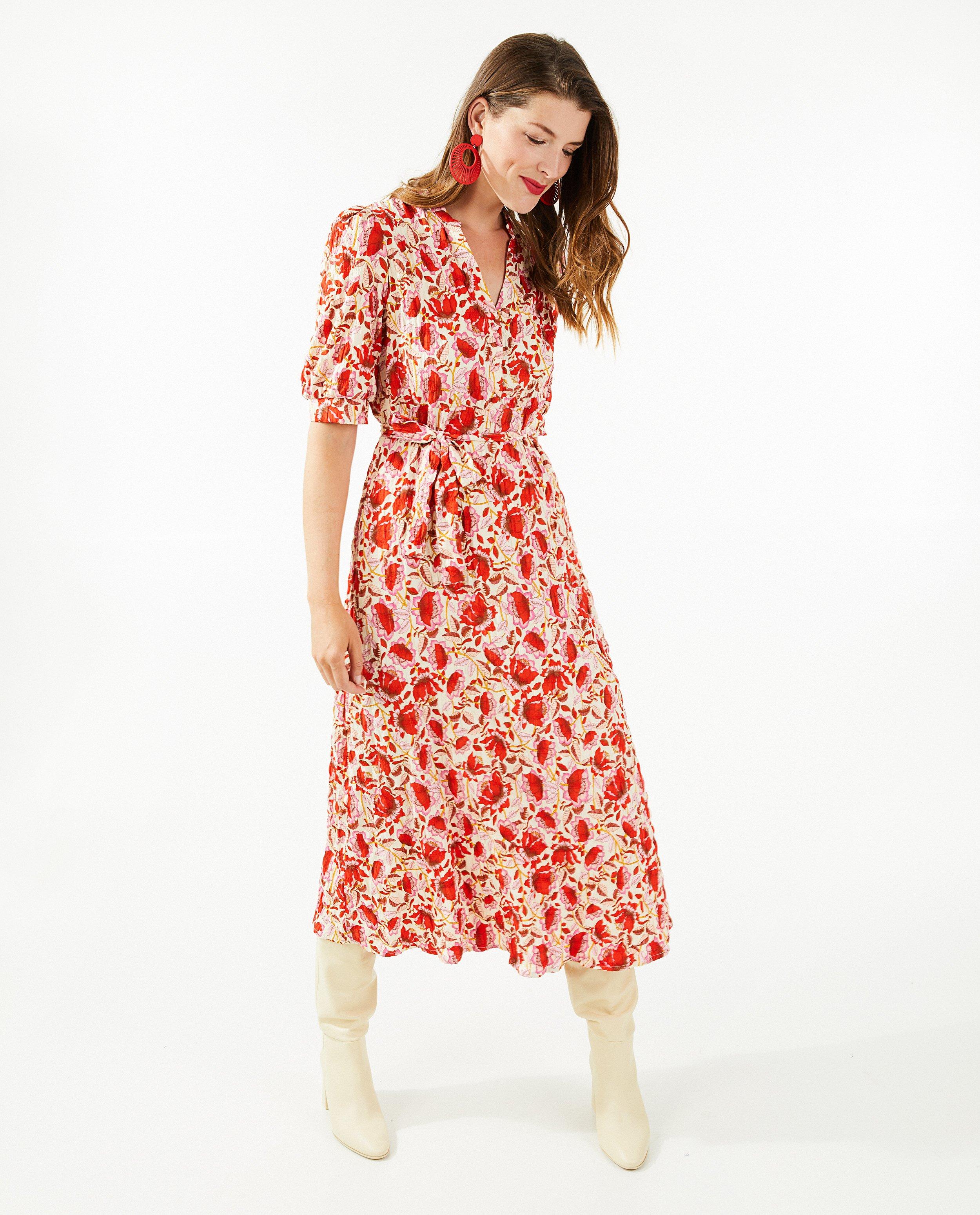 Robes - Robe longue à imprimé fleuri
