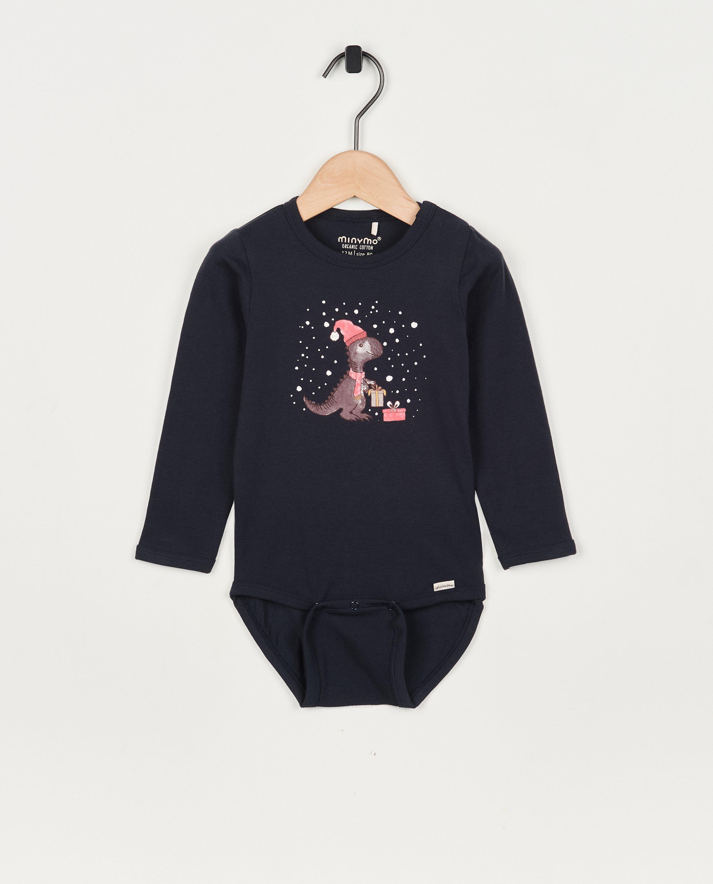 Kerstromper met print - null - Minymo