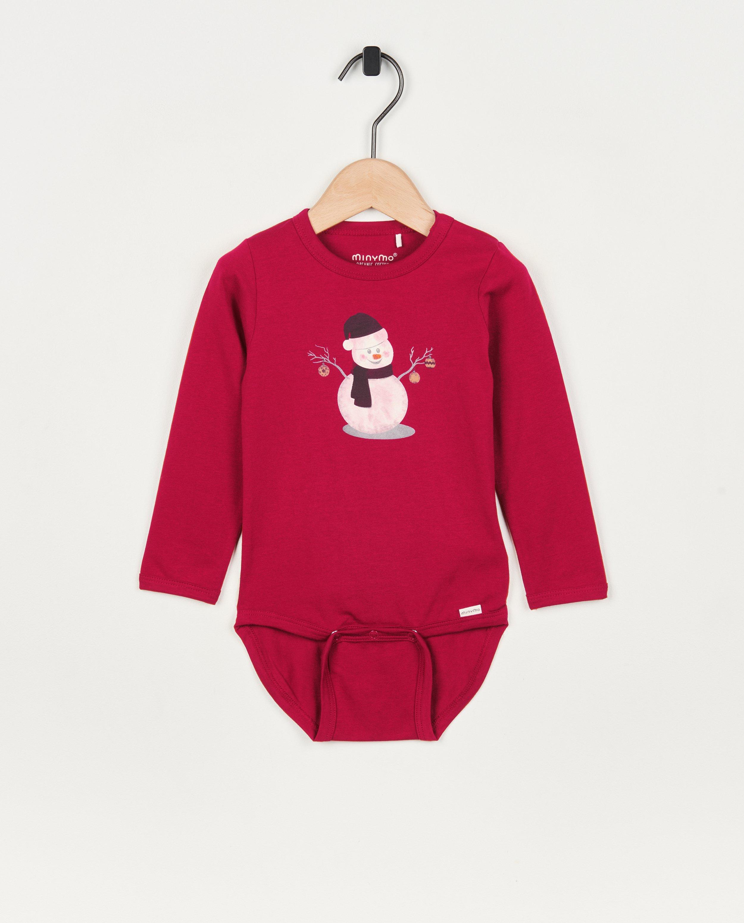 Kerstromper met print - null - Minymo