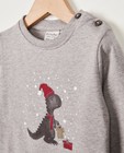 Sweaters - Grijze kerstsweater