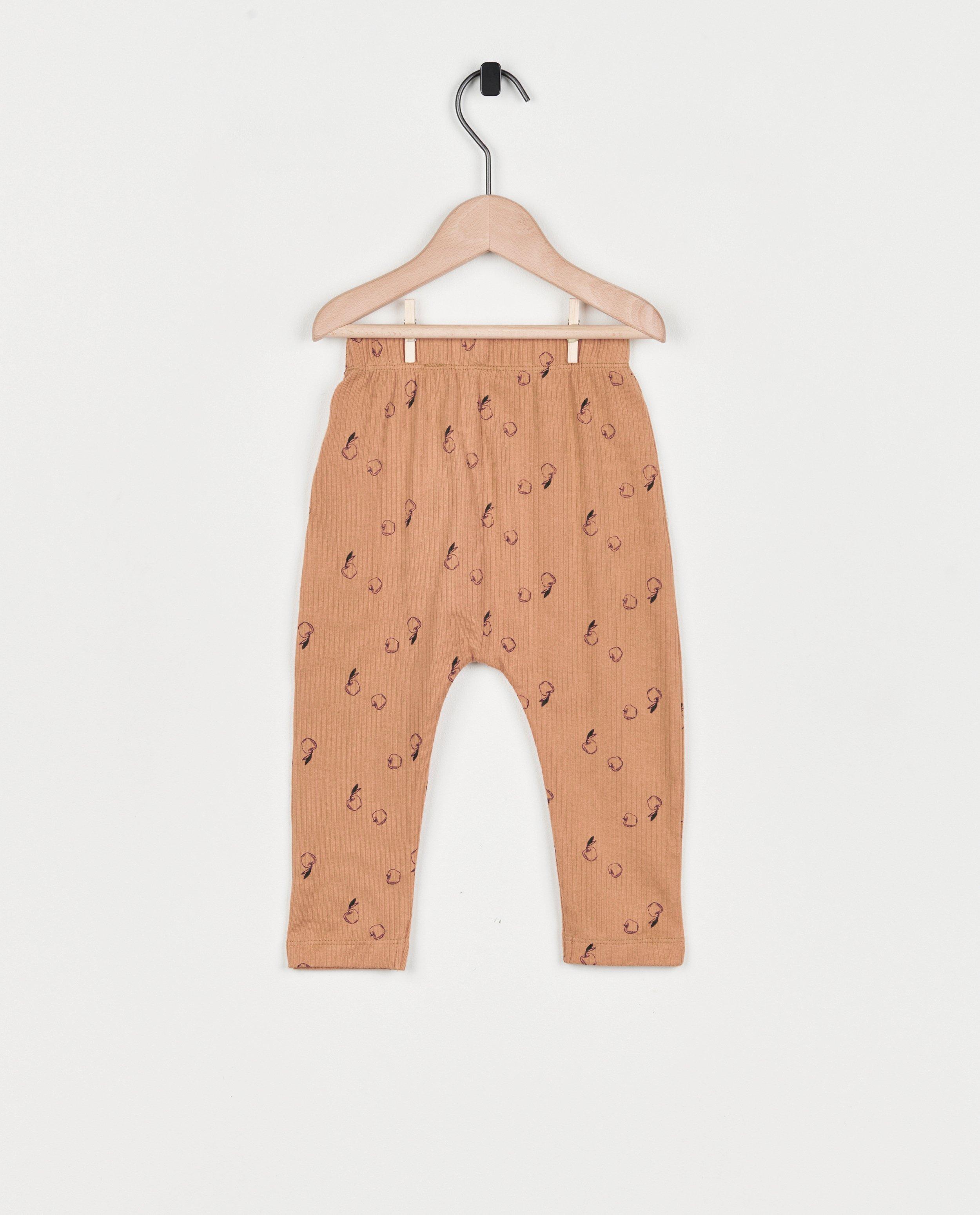 Leggings - Geribde legging met print