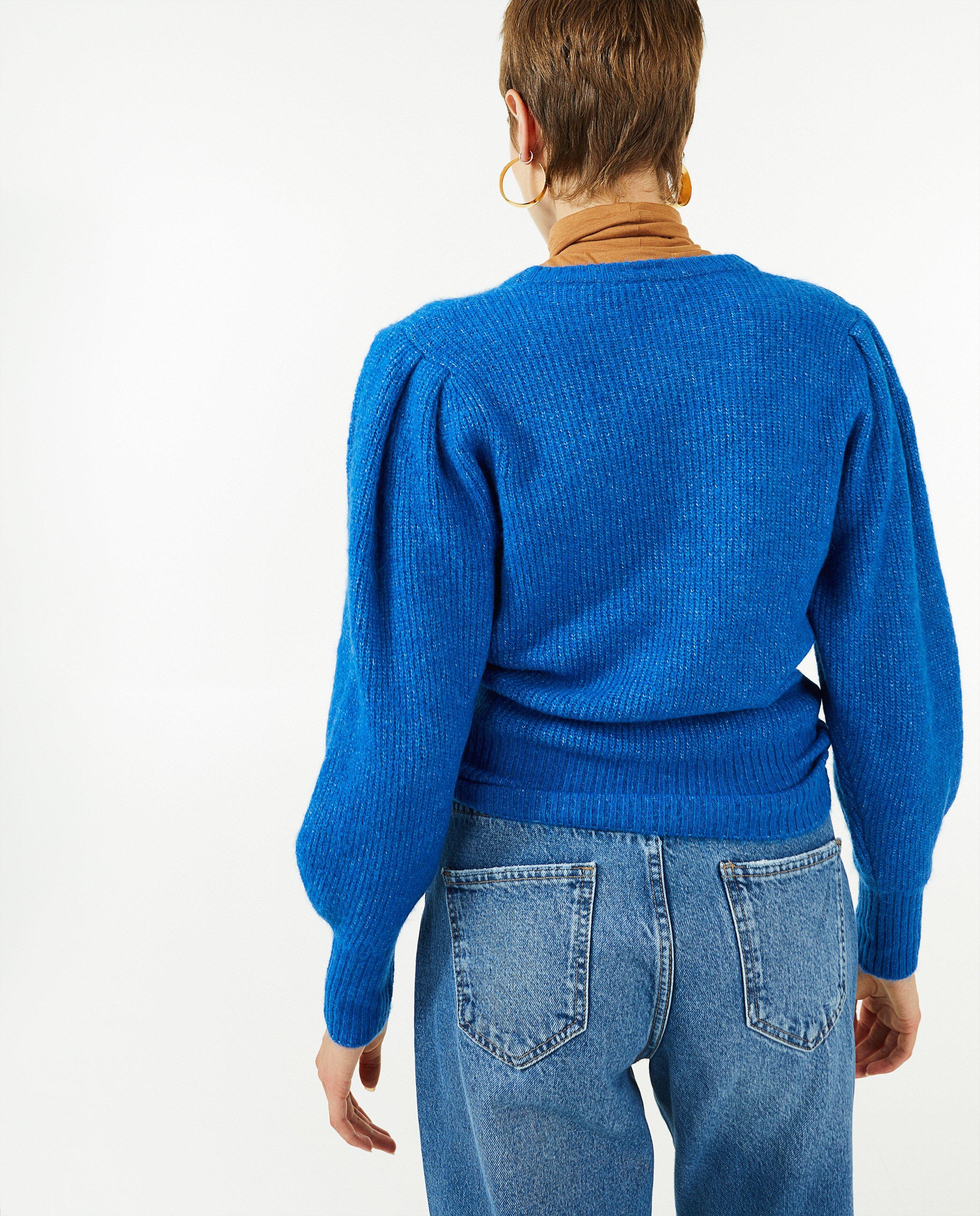 Pulls - Pull bleu côtelé