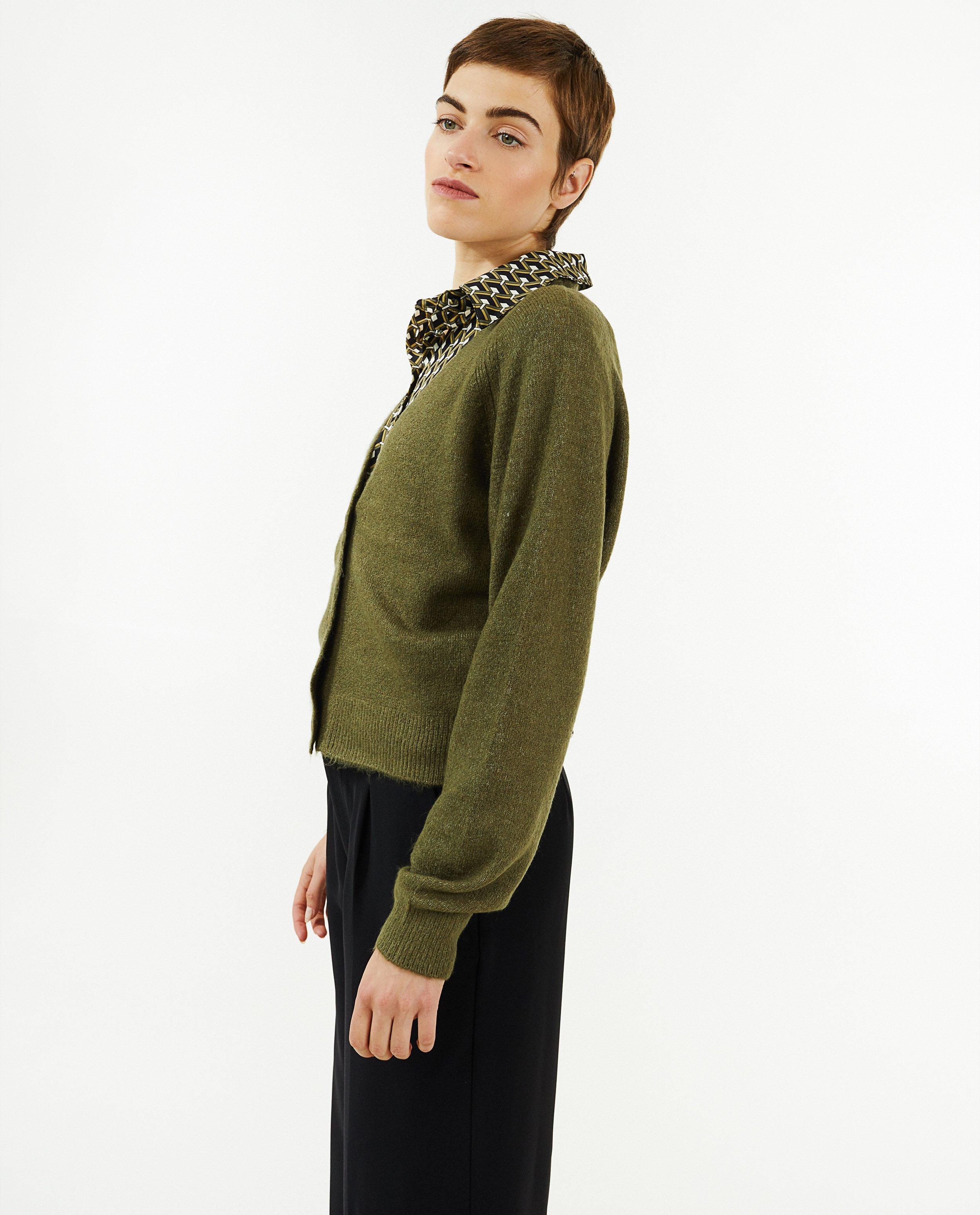 Cardigan écru avec des boutons - null - Sora