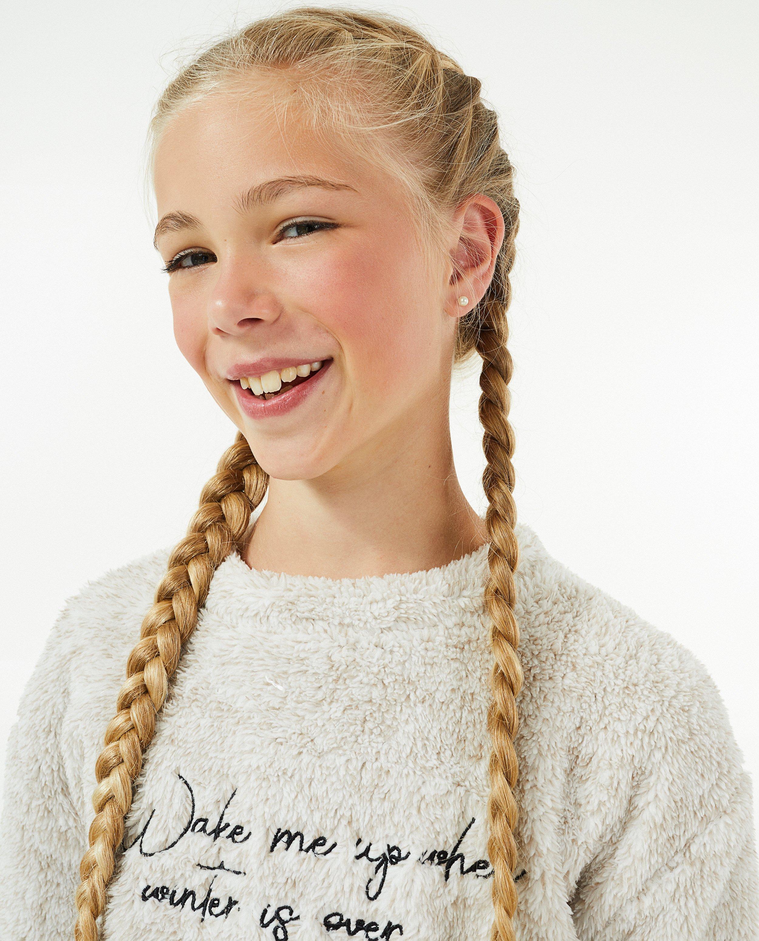 Nachtkleding - Fluffy pyjama met ijsbeerprint