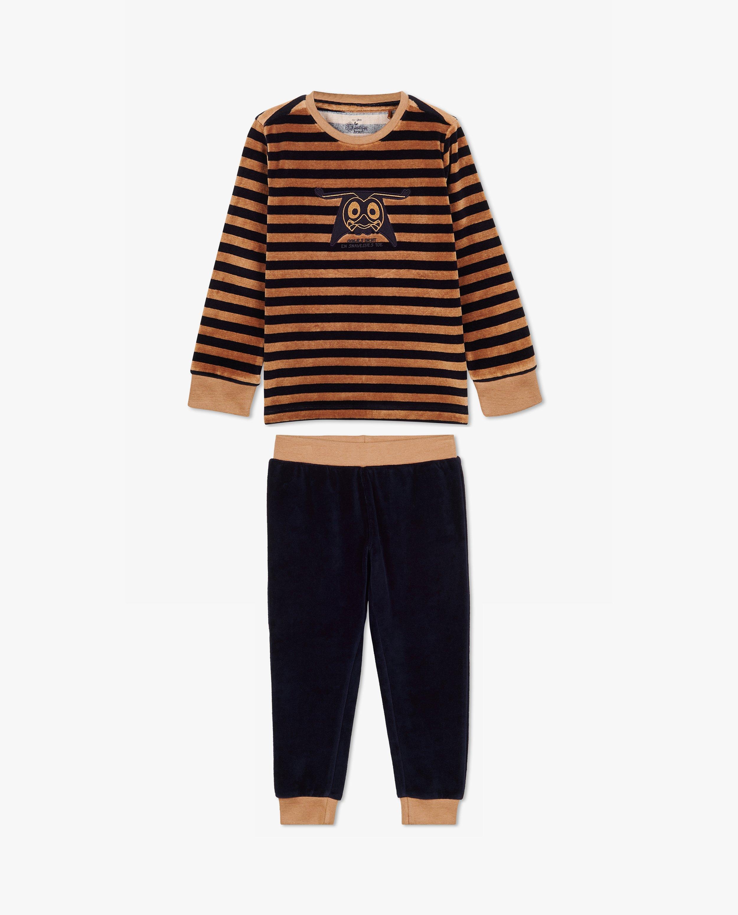 Pyjamas - Pyjama rayé en velours