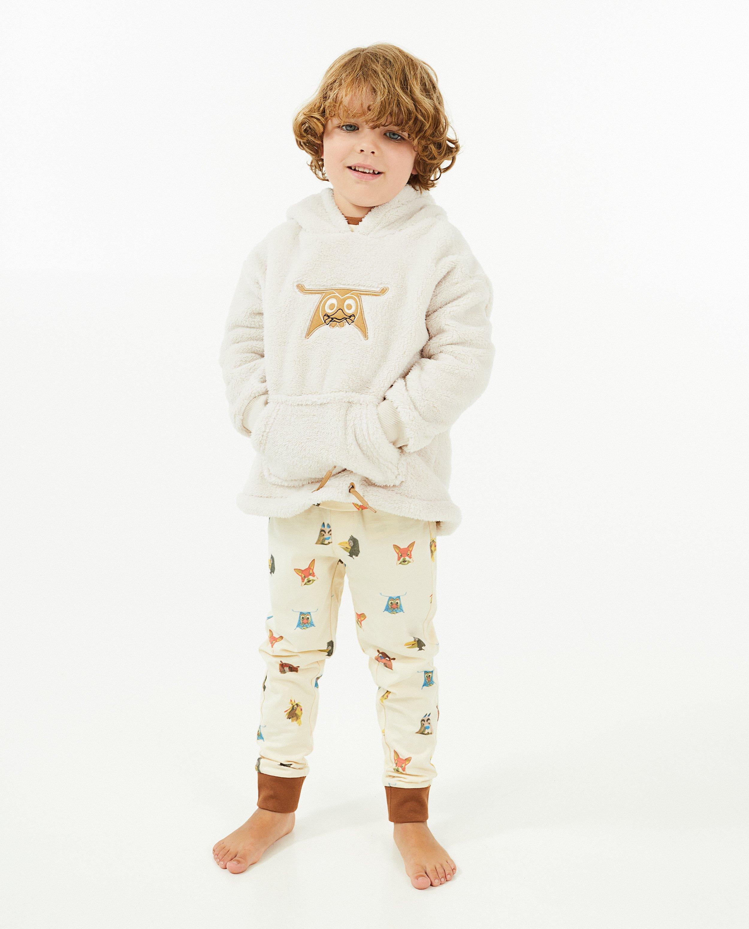 Sweats - Hoodie écru en fleece