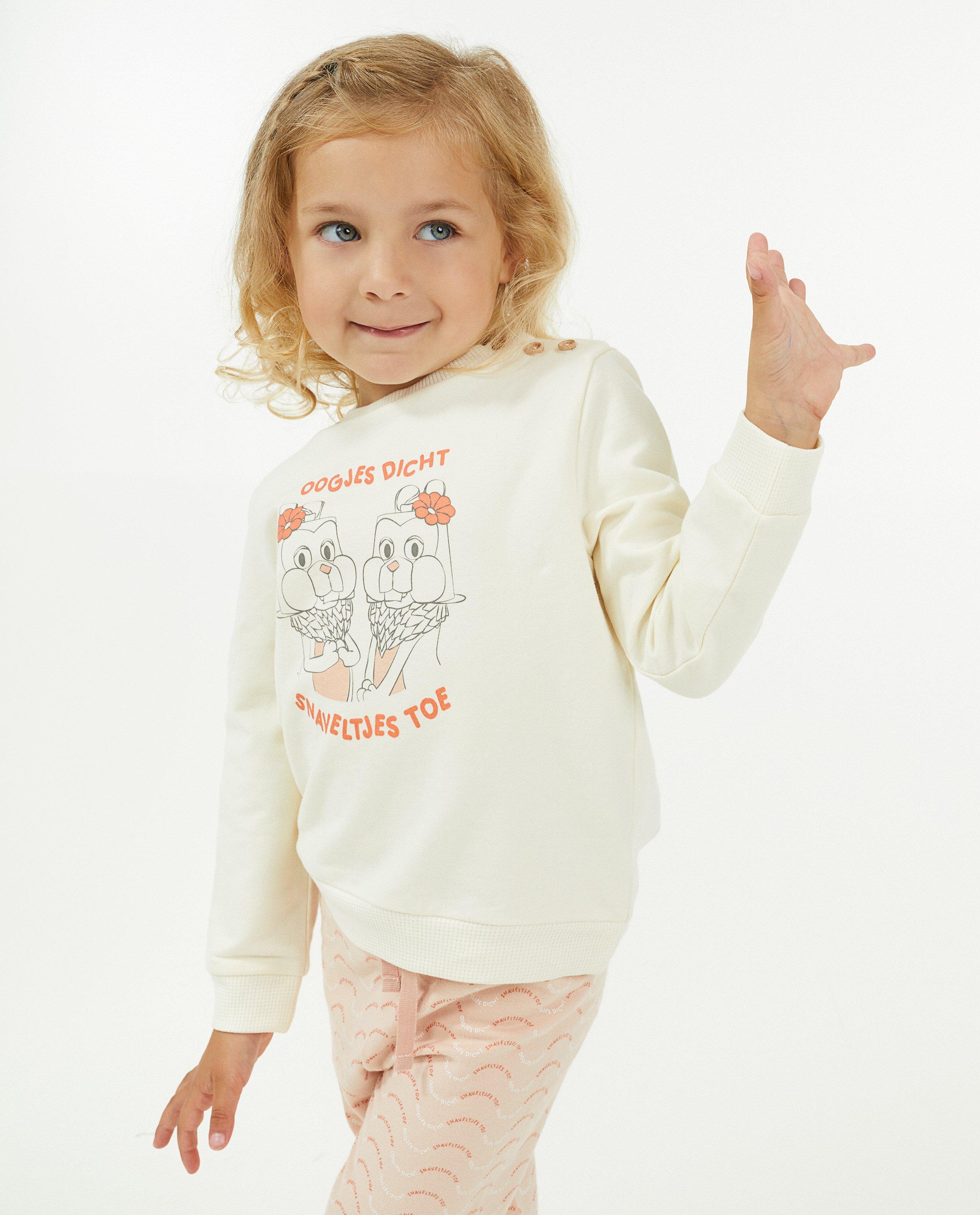 Pyjamas - Pyjama blanc-rose à imprimé