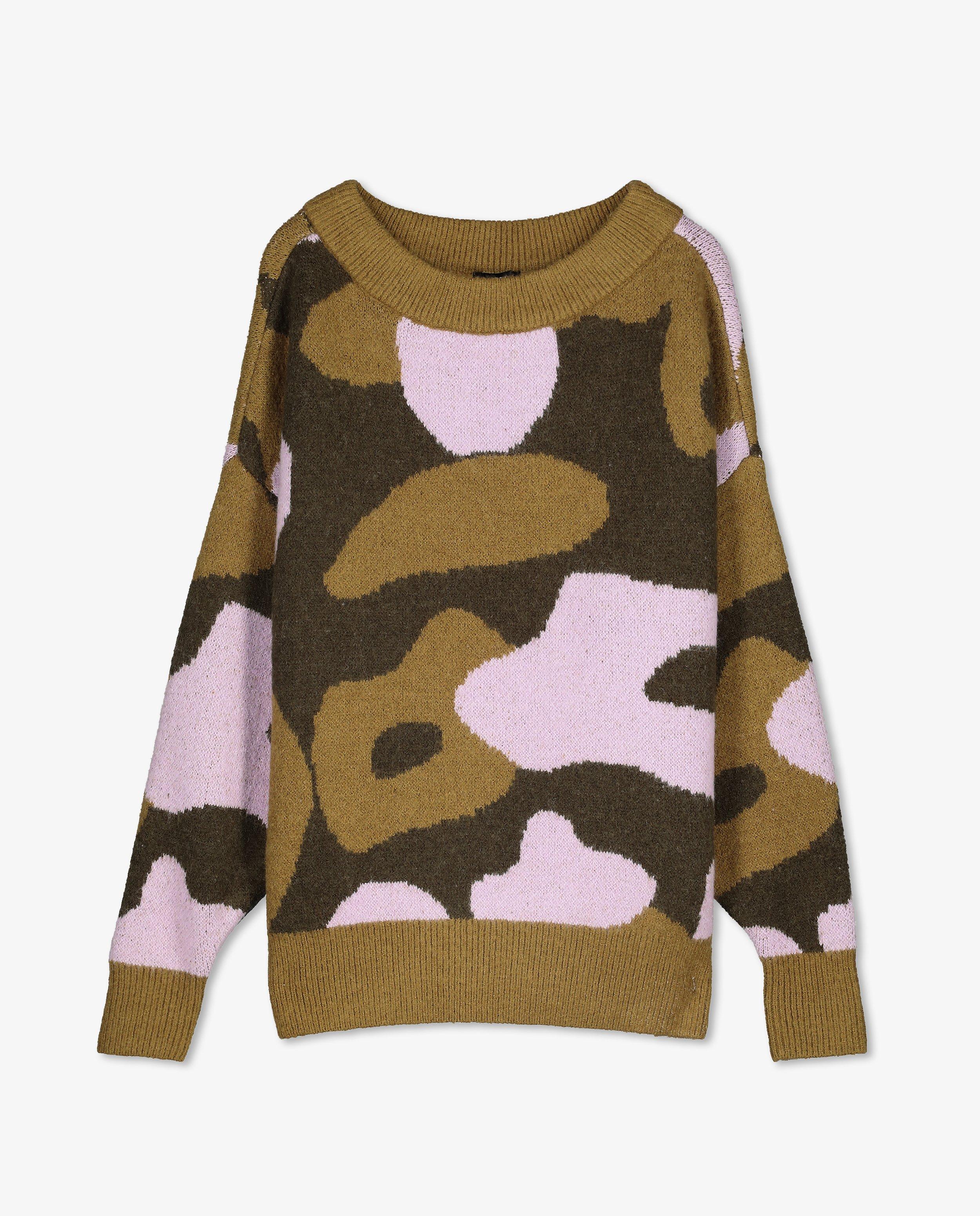 Pulls - Pull en tricot à imprimé