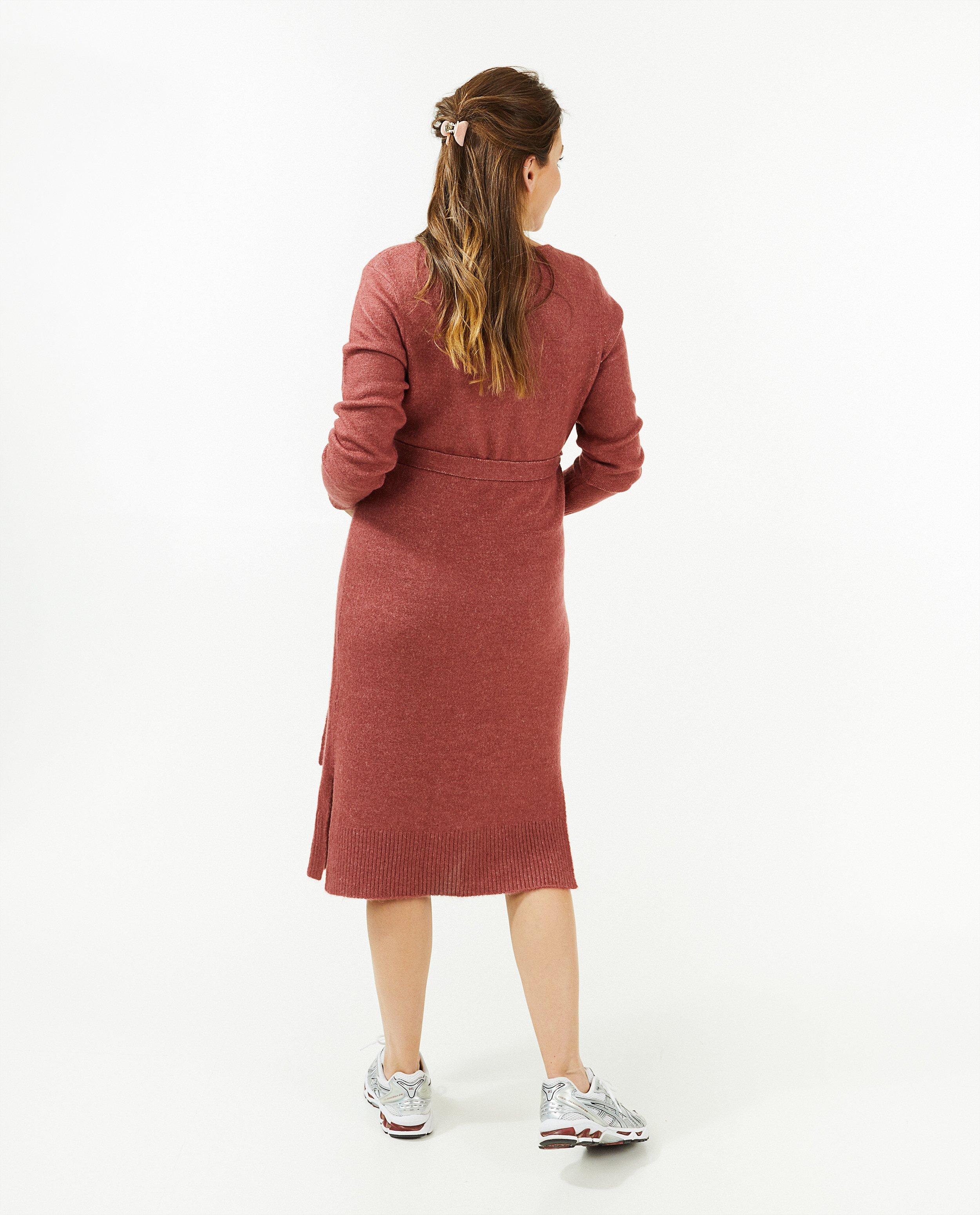 Robes - Robe rose foncé en tricot