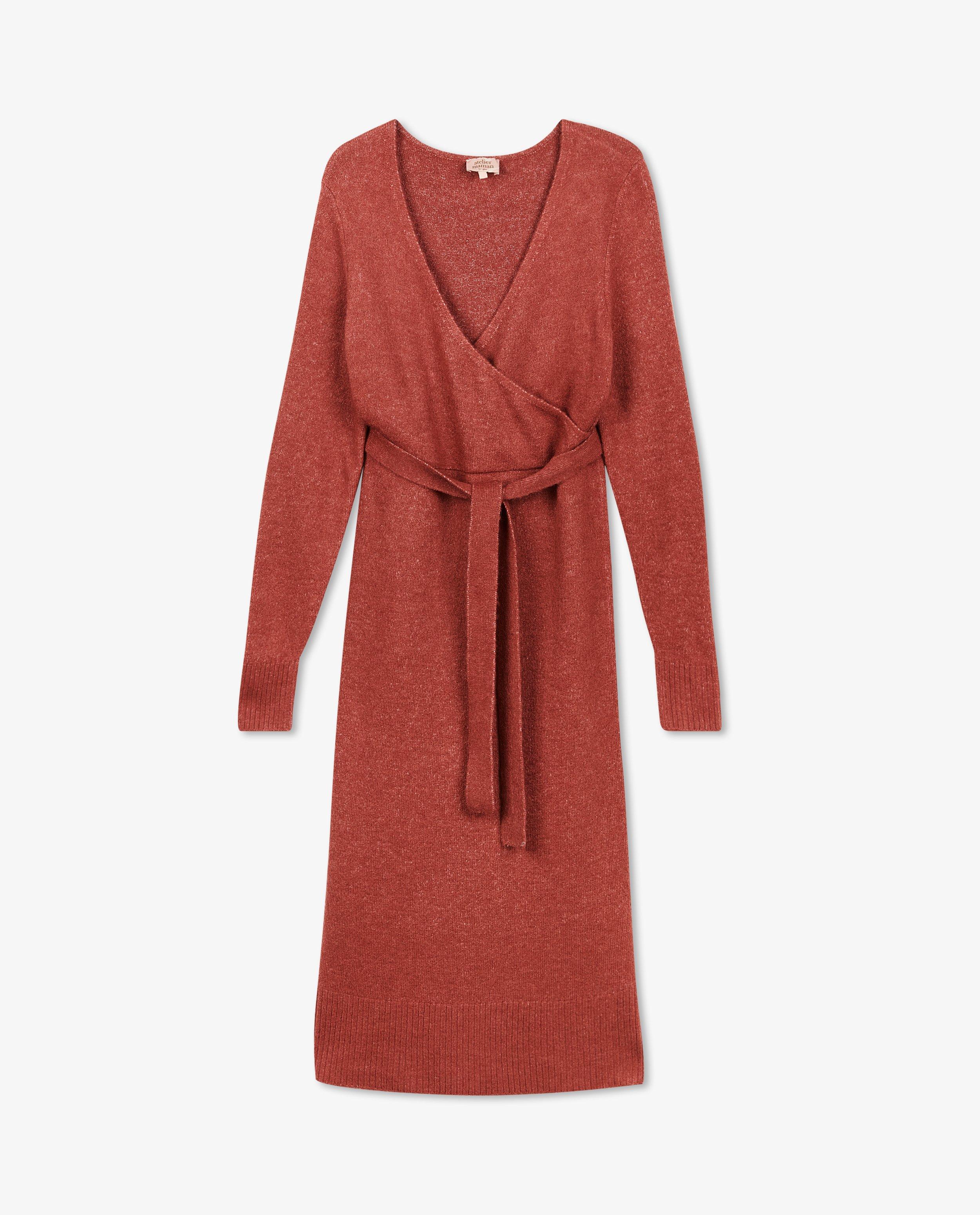 Robes - Robe rose foncé en tricot