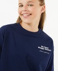 T-shirts - Blauwe longsleeve met Snoopy-print