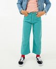 Jeans - Pantalon en coton bio, coupe à jambes larges