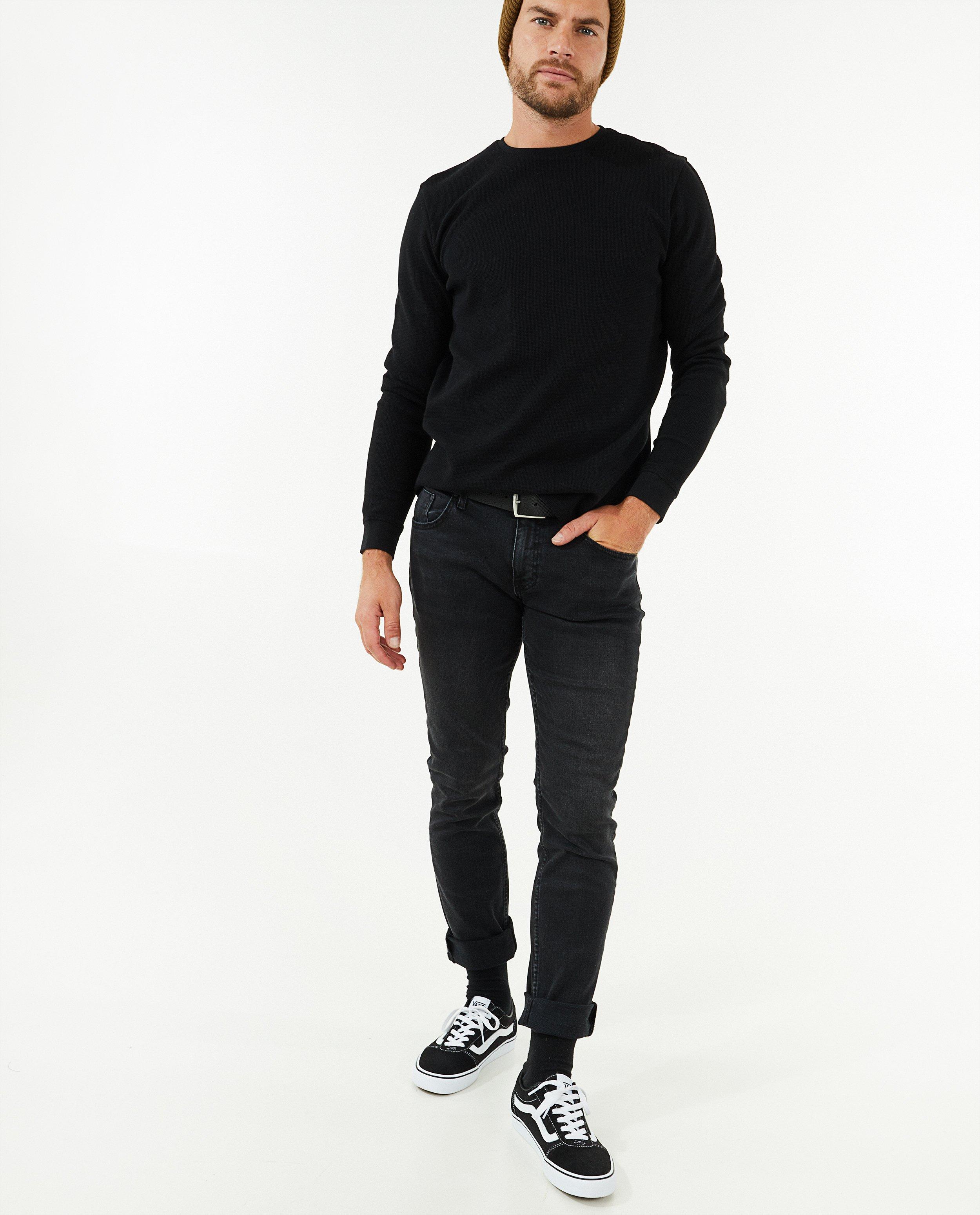 Jeans - Zwarte jeans, slim fit