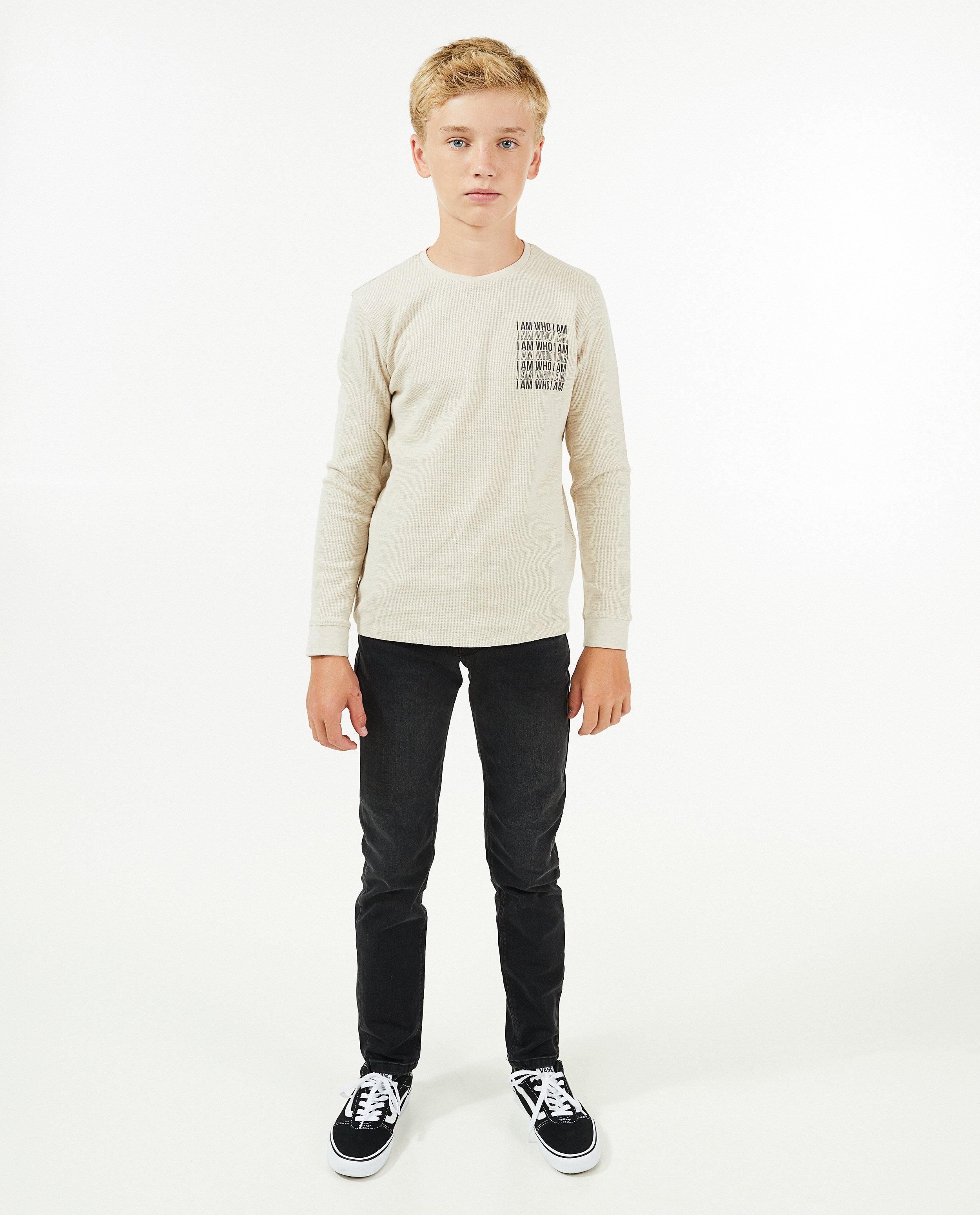 Zwarte jeans, straight fit - null - I AM
