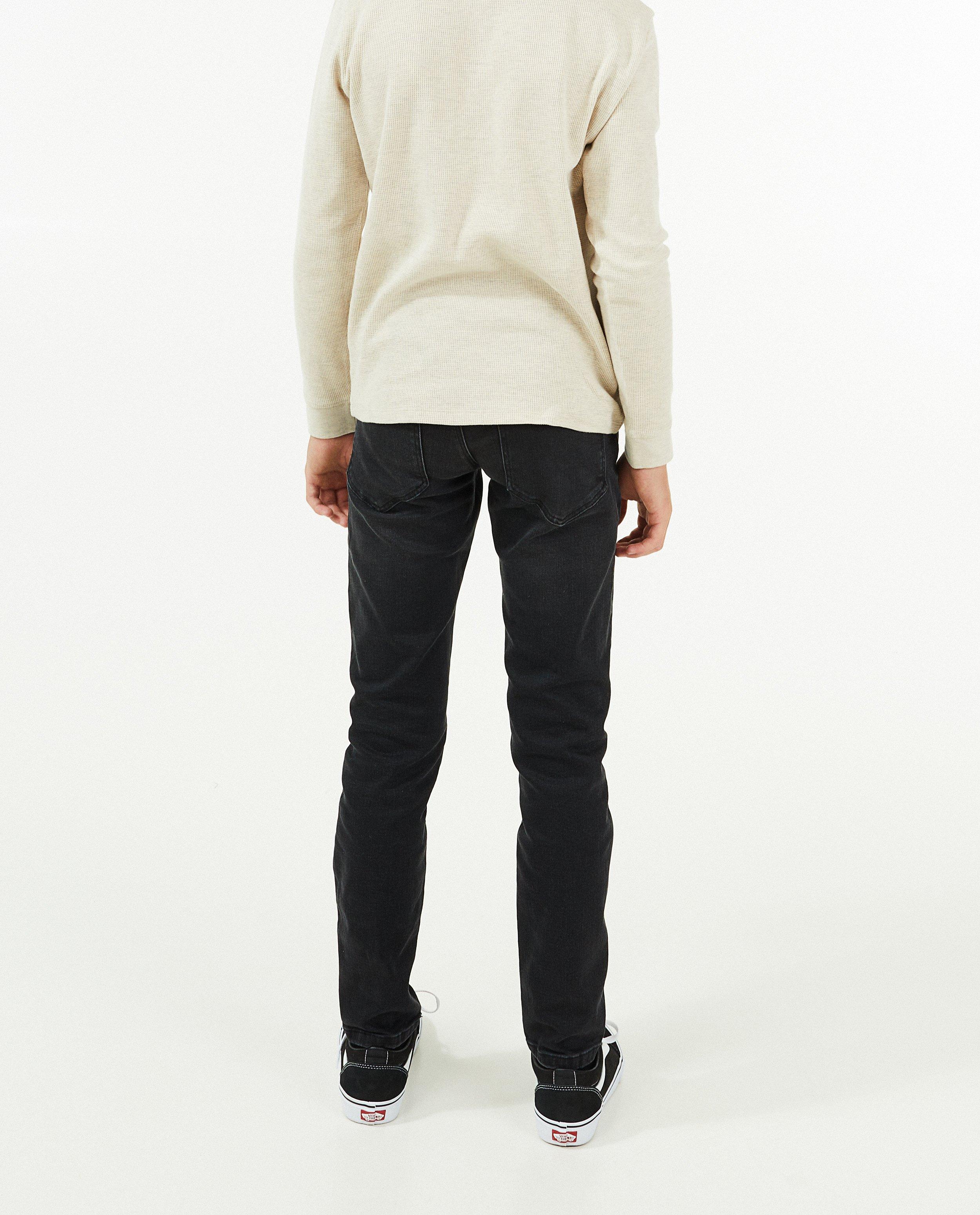 Jeans - Zwarte jeans, straight loose fit