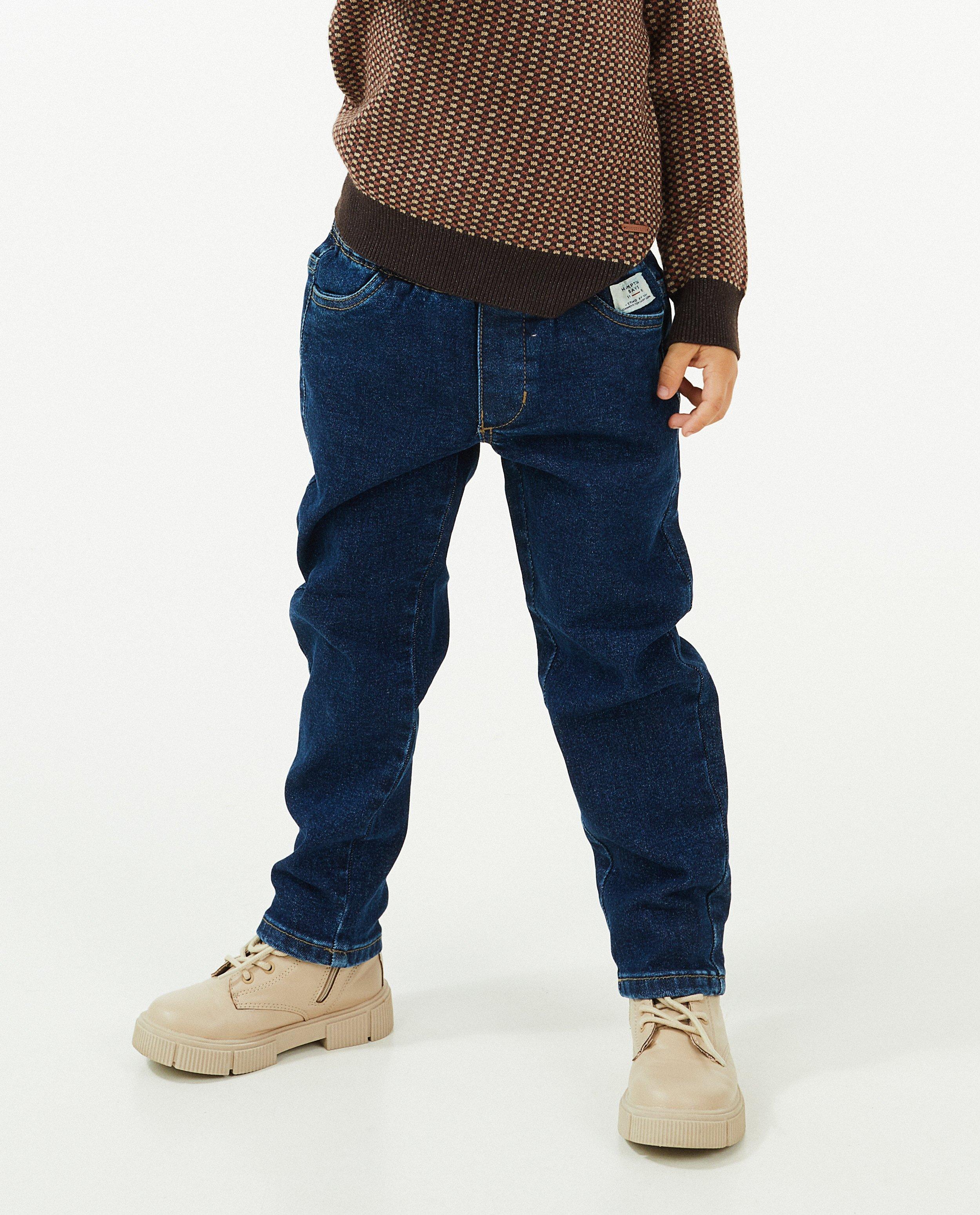 Jeans - Donkerblauwe jeansbroek