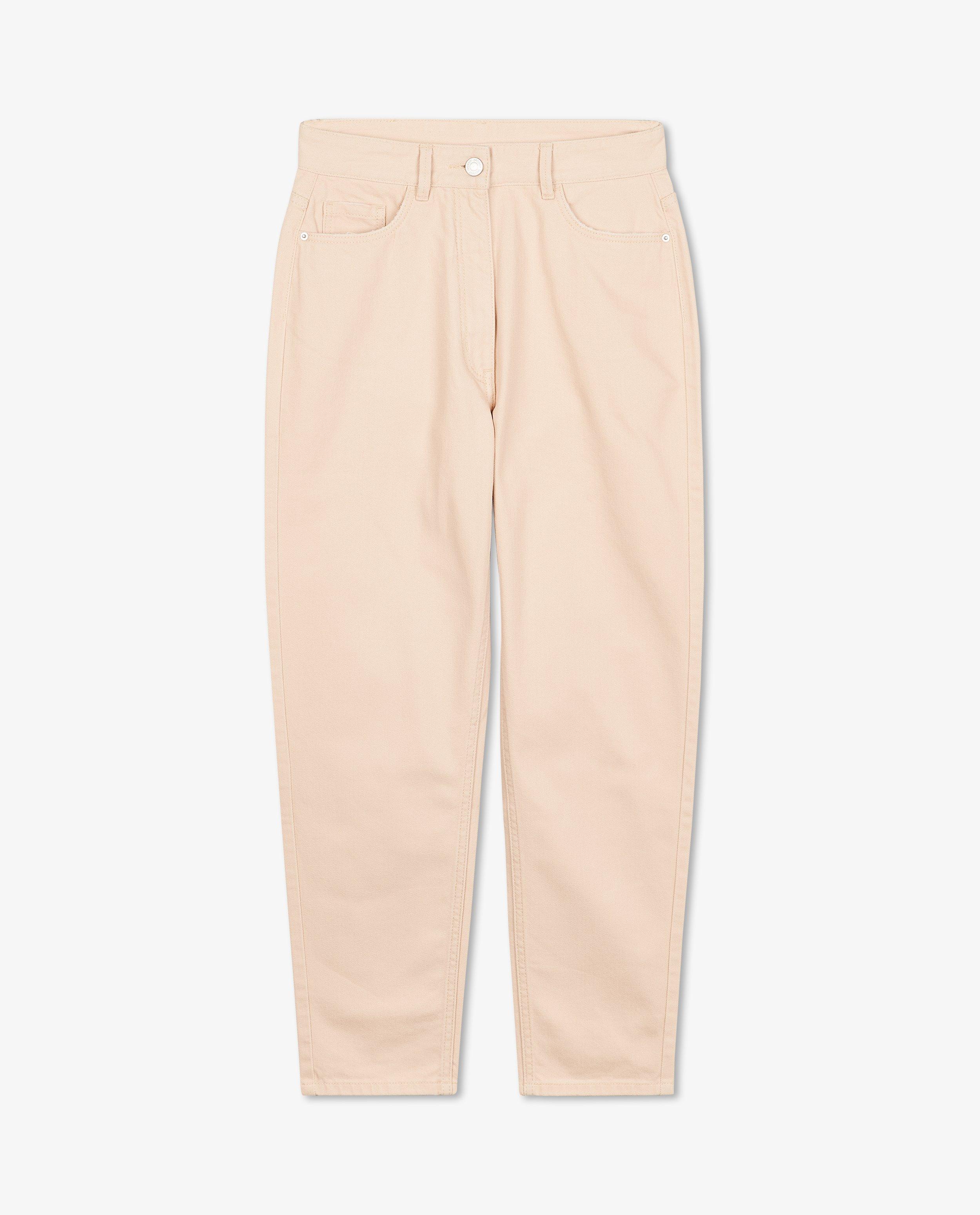 Jeans - Beige jeans, mom fit