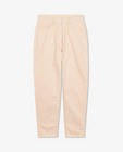 Jeans - Jeans beige, coupe mom
