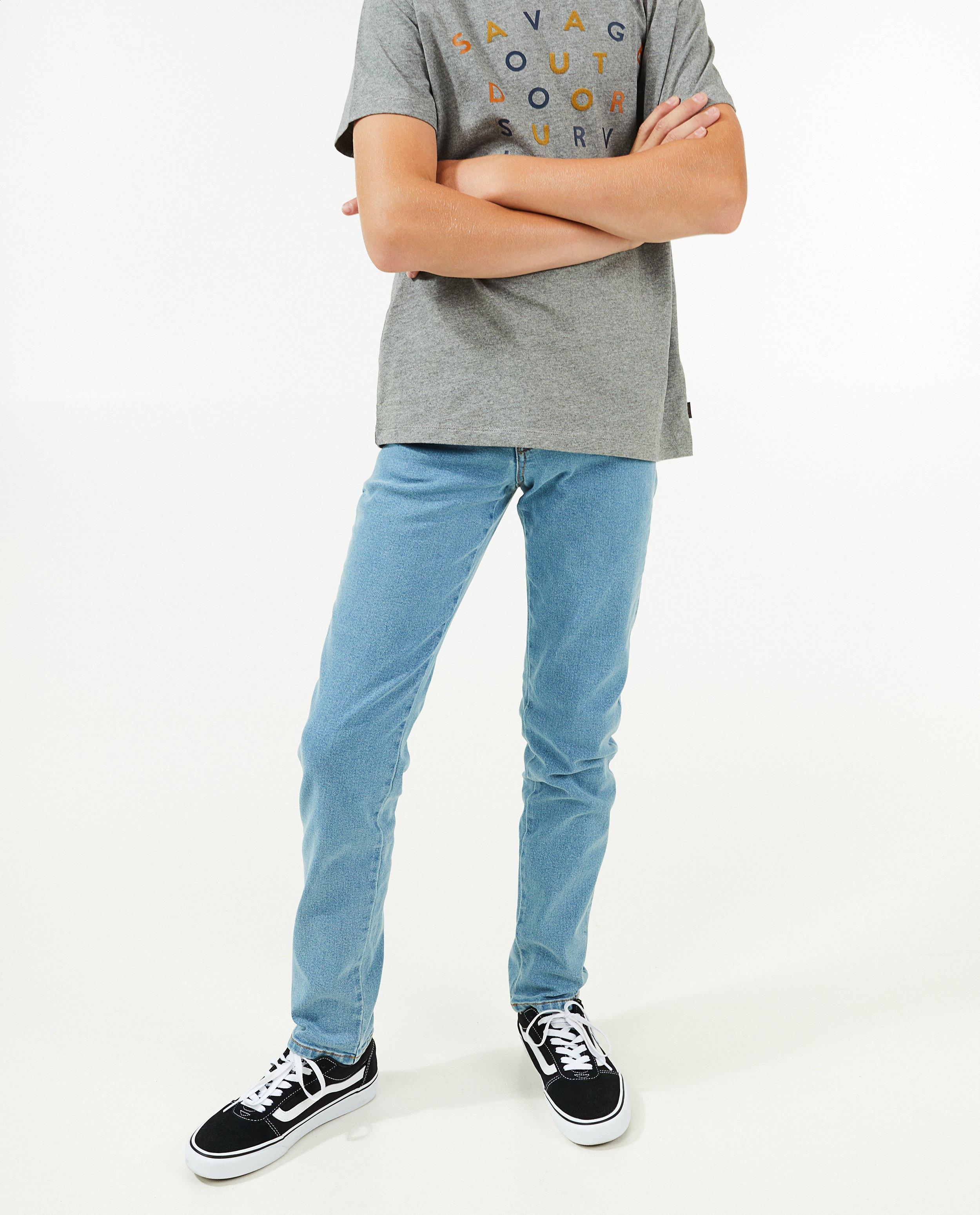 Jeans - Lichtblauwe jeans, straight fit