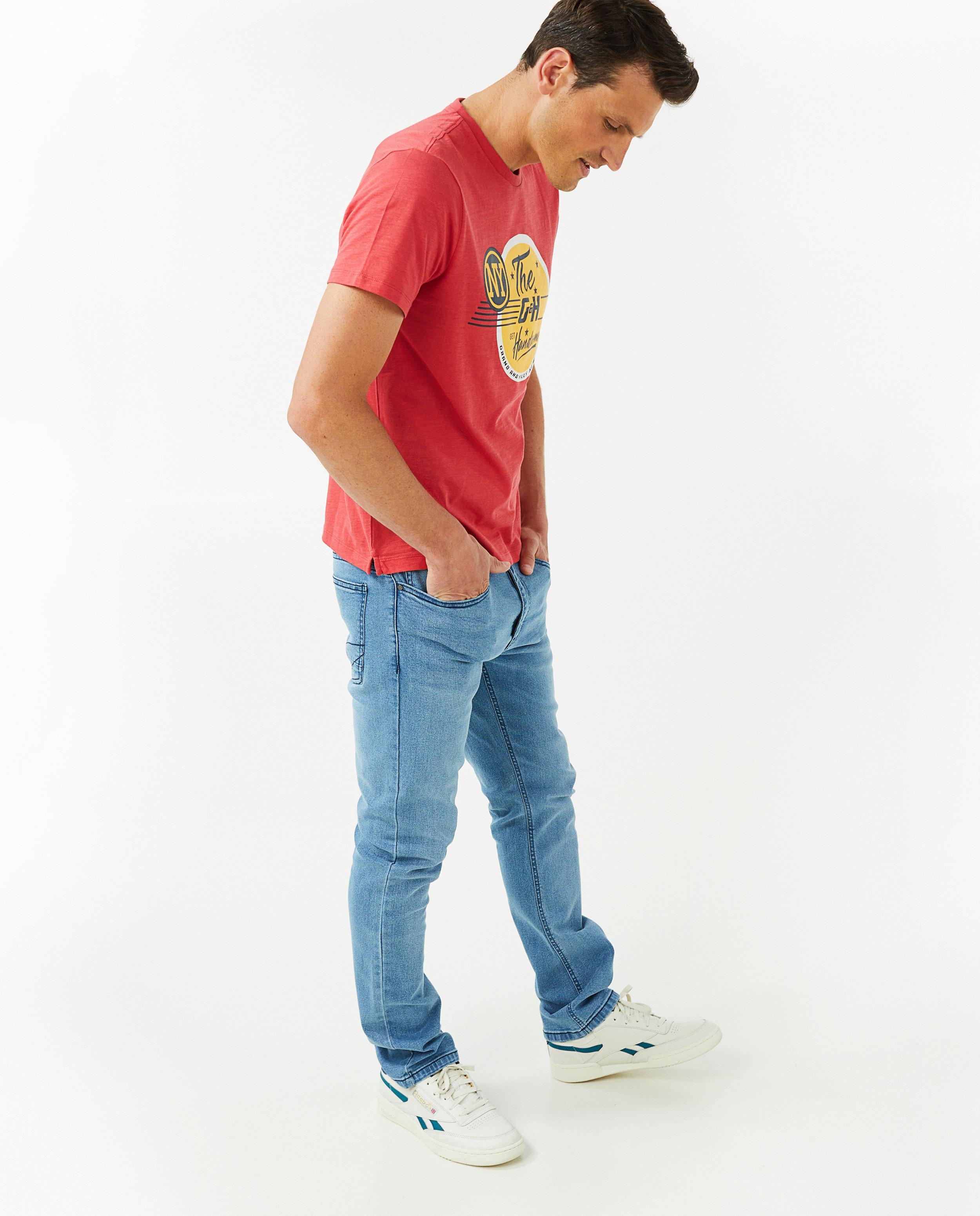 Jeans d&eacute;lav&eacute; bleu clair - D&eacute;tails du produit - bleu clair - image num&eacute;ro 1