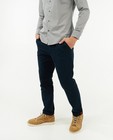 Pantalons - Chino bleu foncé, slim fit