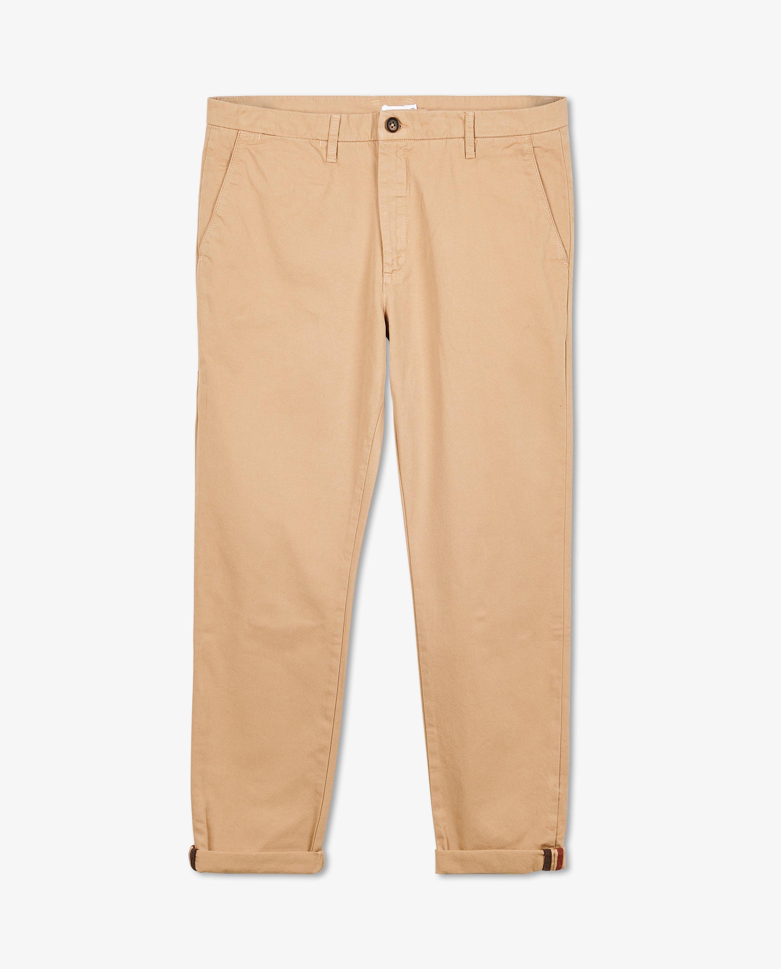 Pantalons - Chino bleu foncé, slim fit