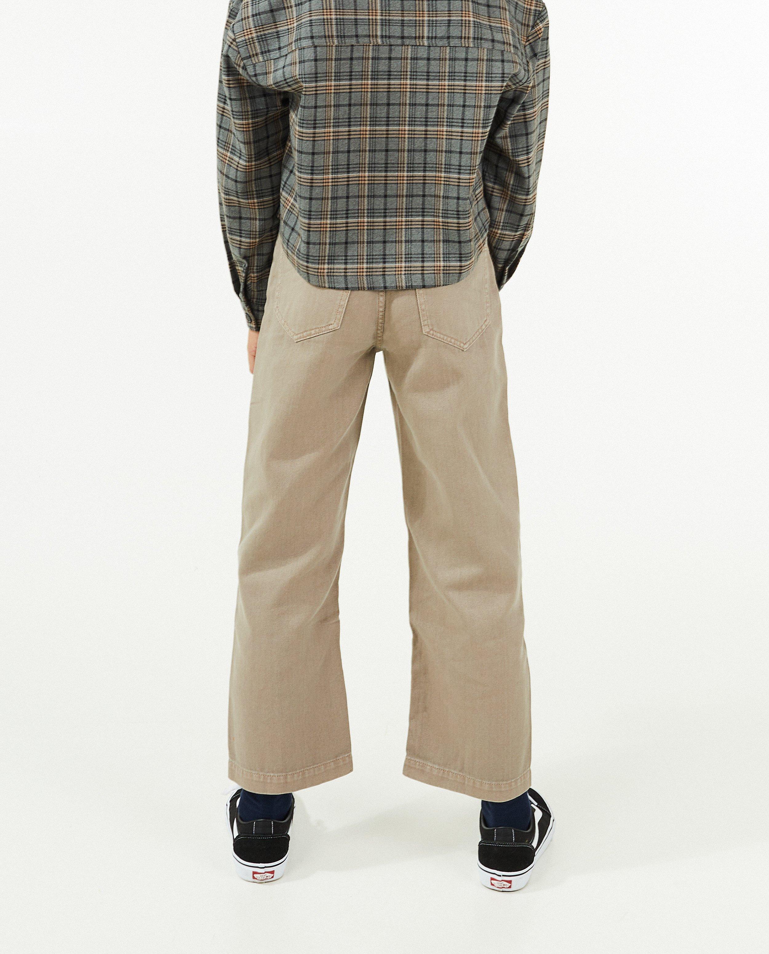 Jeans - Jeans gris-brun, coupe droite