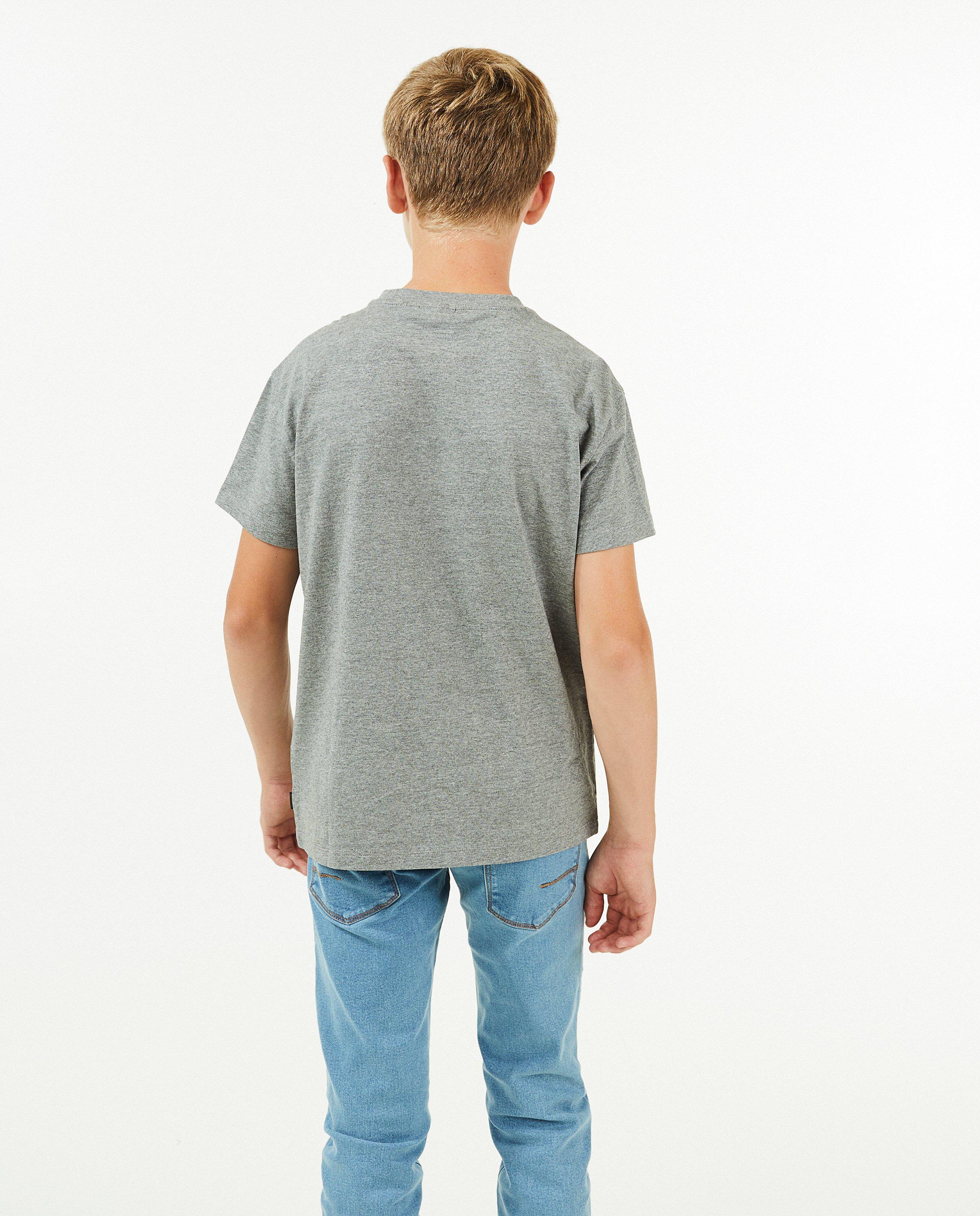 T-shirts - T-shirt gris à imprimé