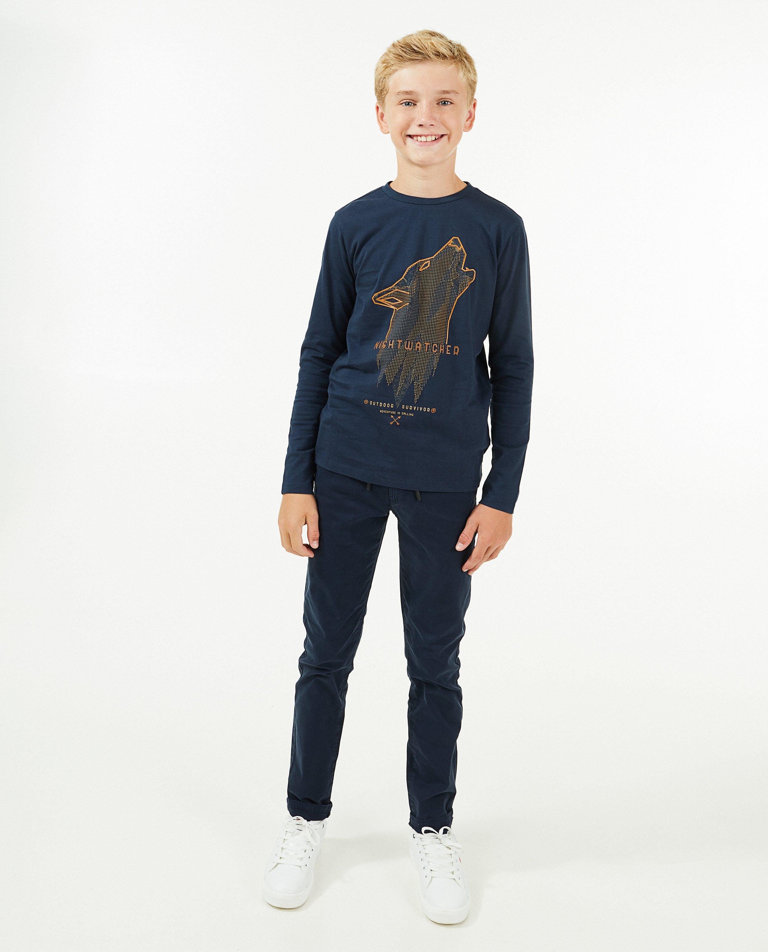 T-shirt imprimé à manches longues - null - Nachtwacht