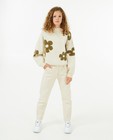 Offwhite broek, mom fit - null - Fish & Chips